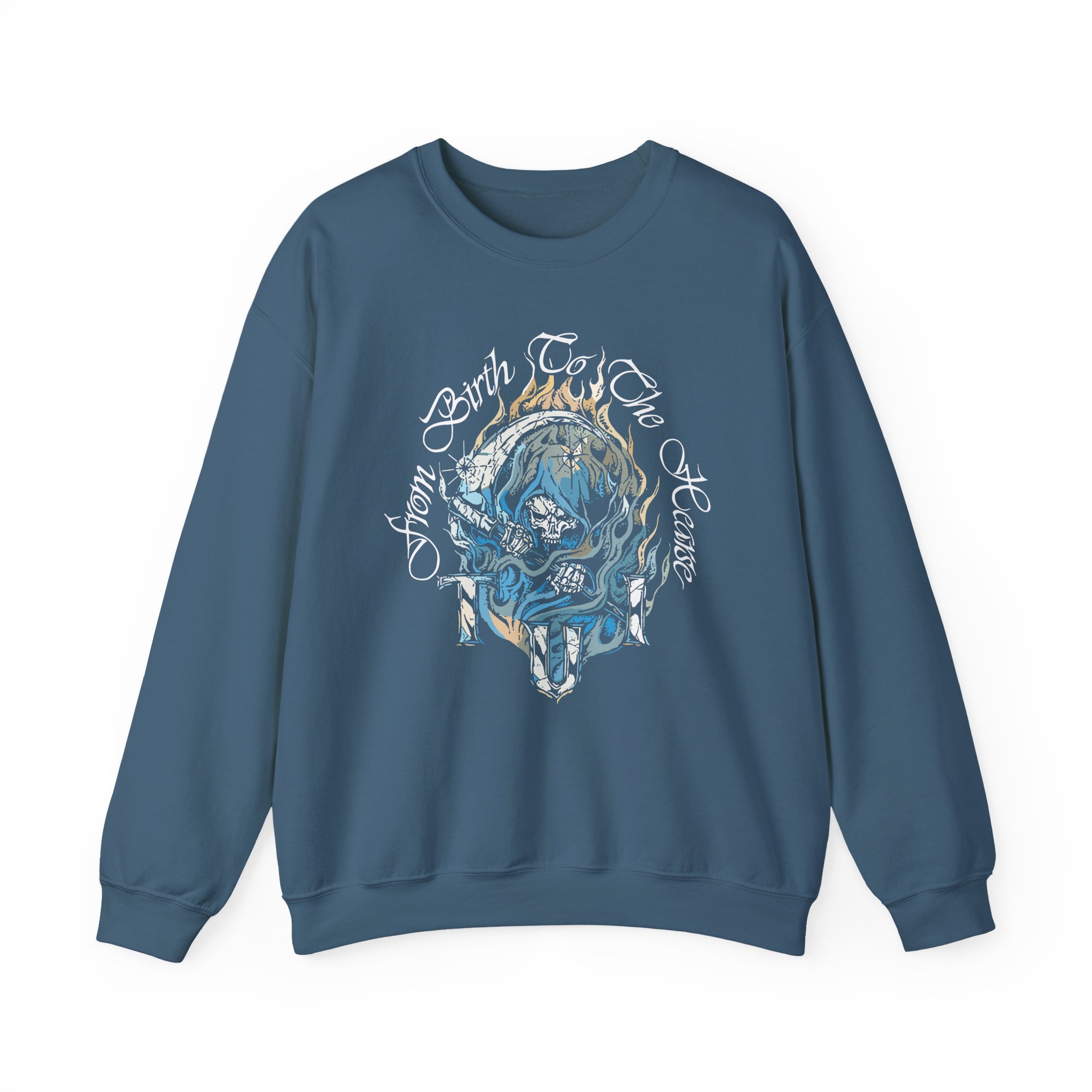 Trapped Under Ice Birth to Hearse Unisex Heavy Blend Crewneck Sweatshir