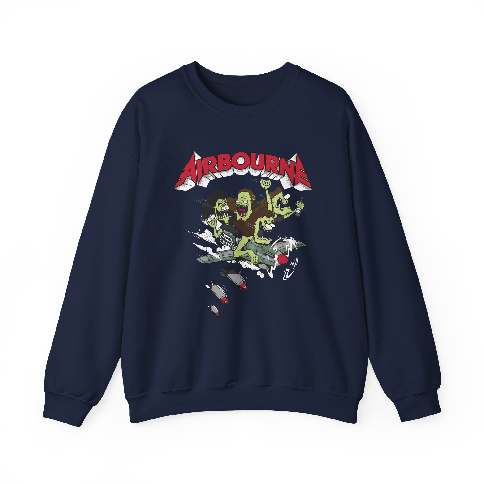 Airbourne - Nitro Herren Unisex Heavy Blendâ„¢ Crewneck Sweatshirt