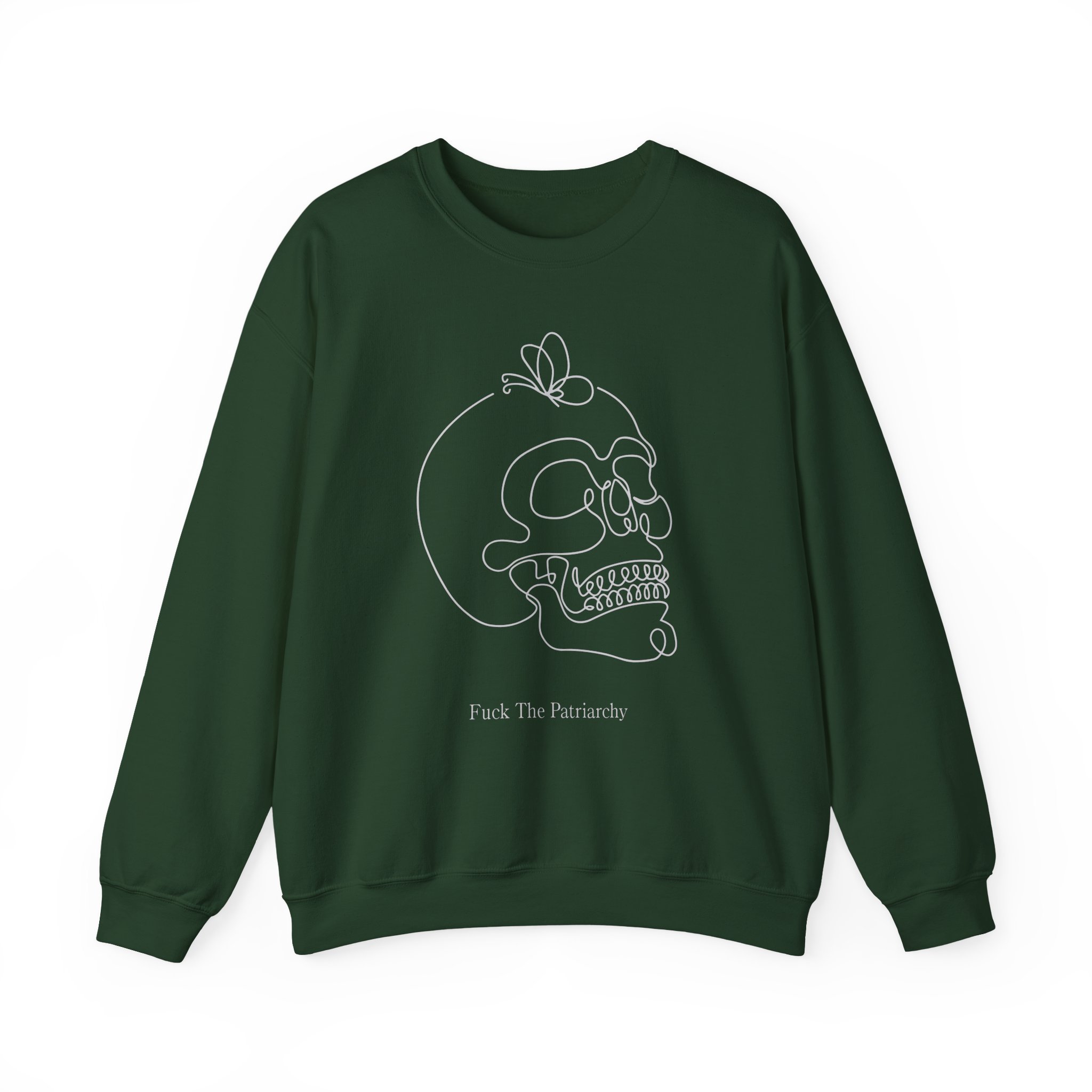Qtcinderella Fuck the Patriarchy Unisex Heavy Blendâ„¢ Crewneck Sweatshirt
