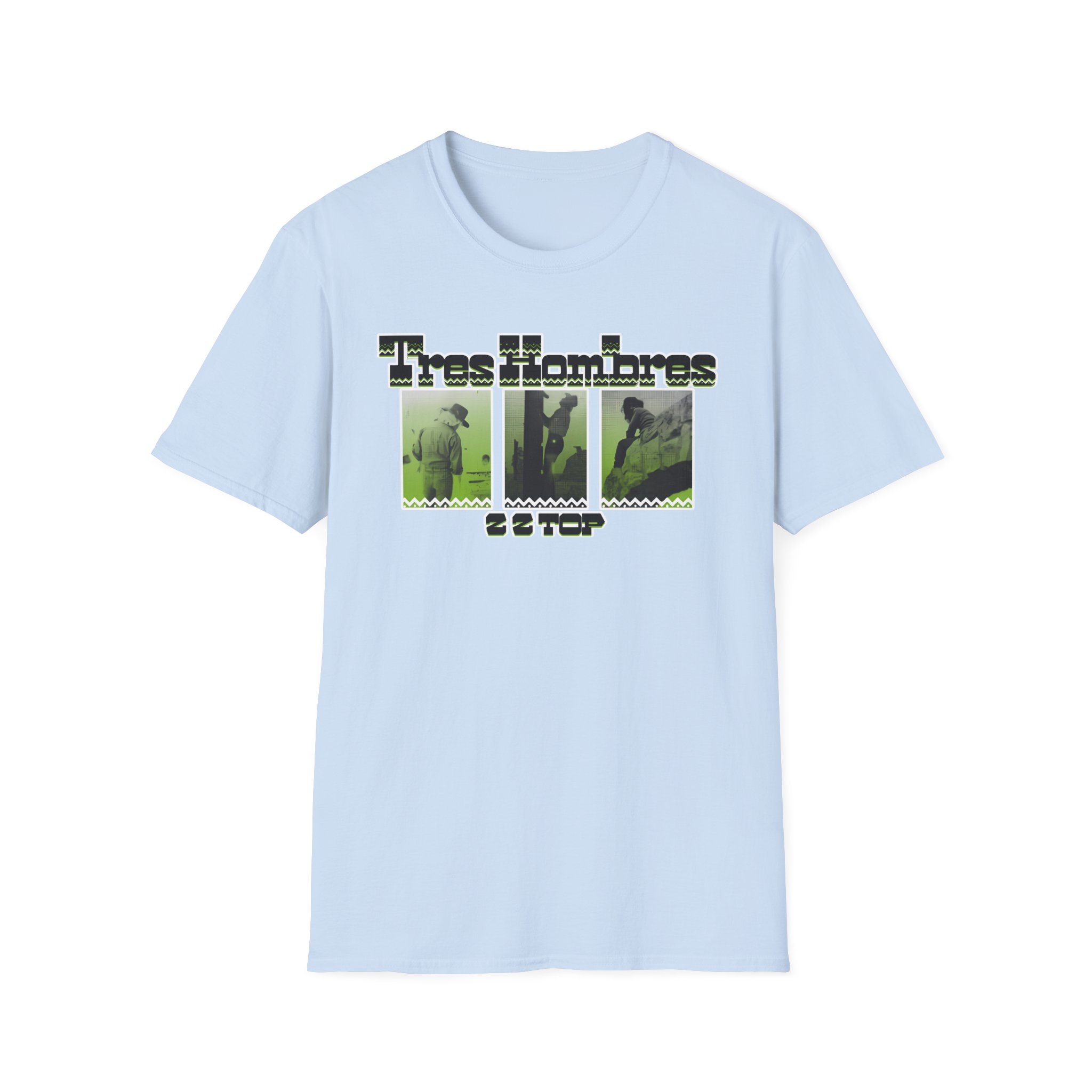 ZZ Top 3 Hombres Unisex Softstyle T-Shirt