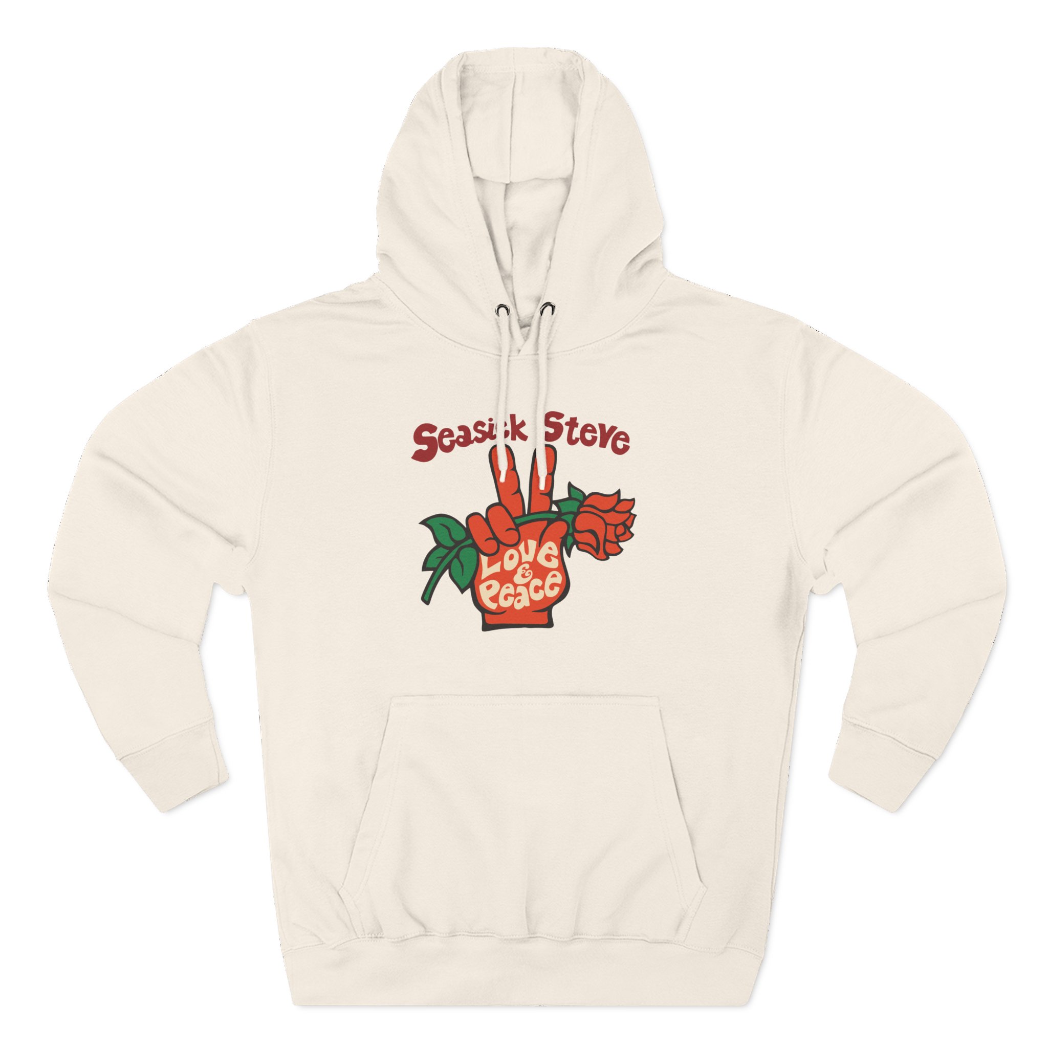 Seasick Steve Love & Peace Three-Panel Fleece Hoodie