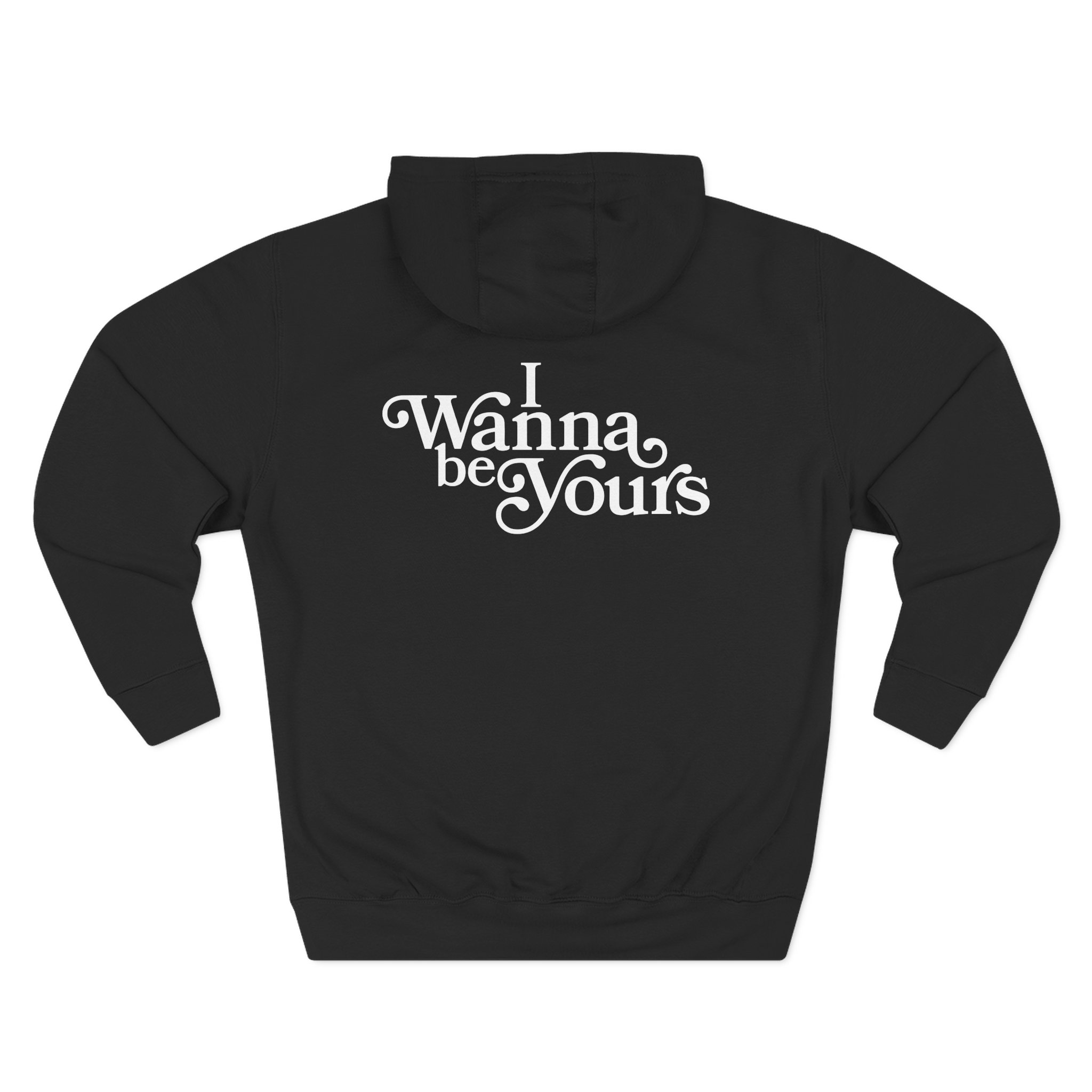 Arctic Monkeys I Wanna Be Yours Lyric Three-Panel Fleece Hoodie