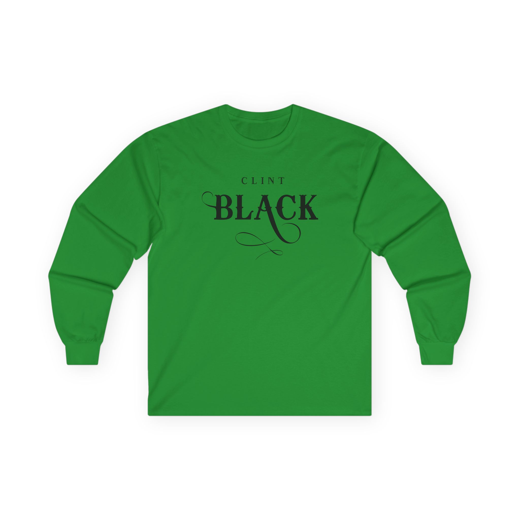 Clint Black Logo Espresso Unisex Ultra Cotton Long Sleeve Tee