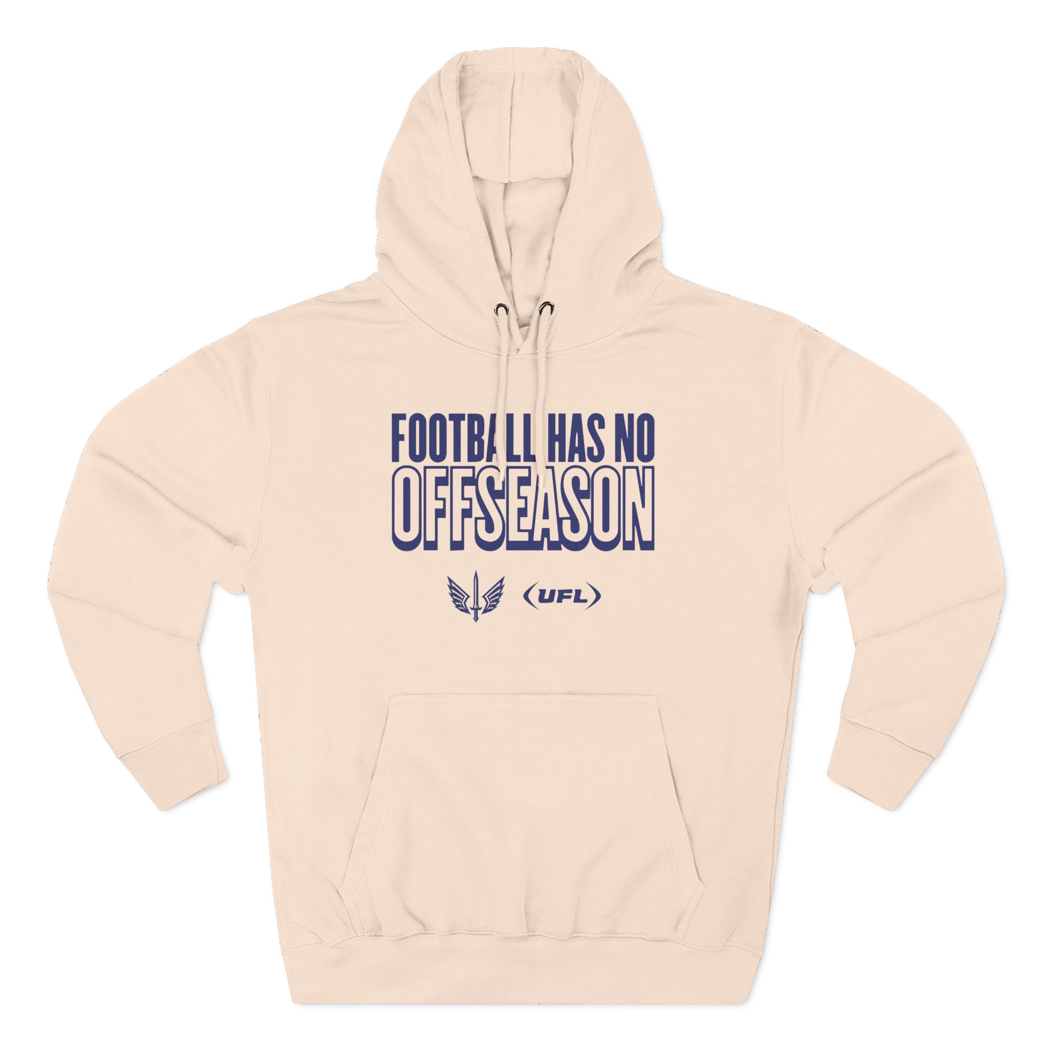 St. Louis Battlehawks Football Has No Offseason Three-Panel Fleece Hoodie