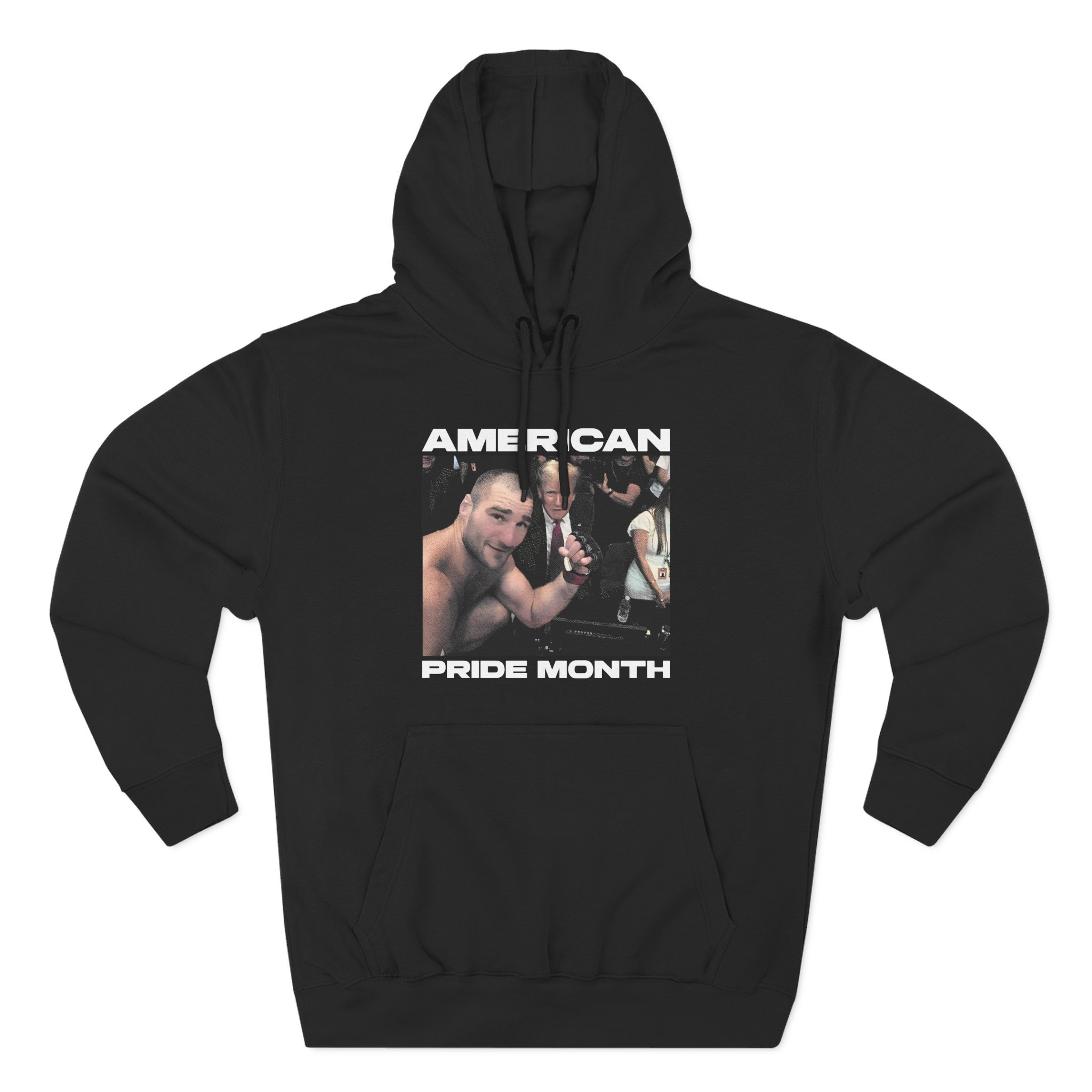 Sean Strickland American Pride Month Three-Panel Fleece Hoodie