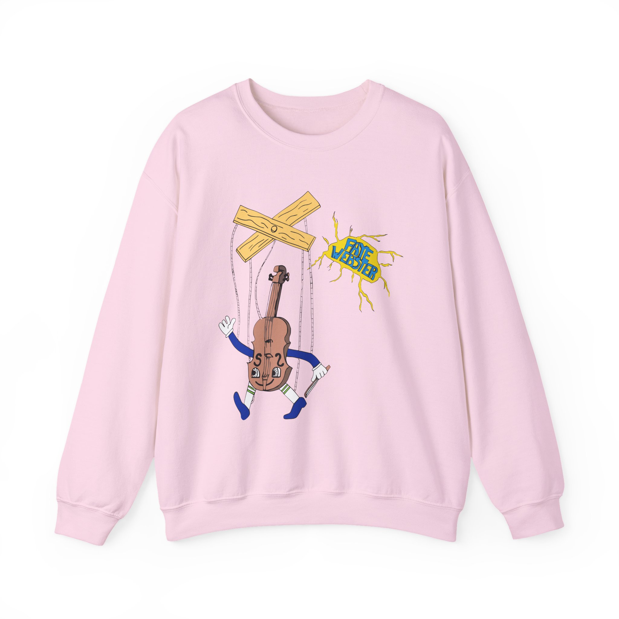 Faye Webster Felt Tip Unisex Heavy Blendâ„¢ Crewneck Sweatshirt