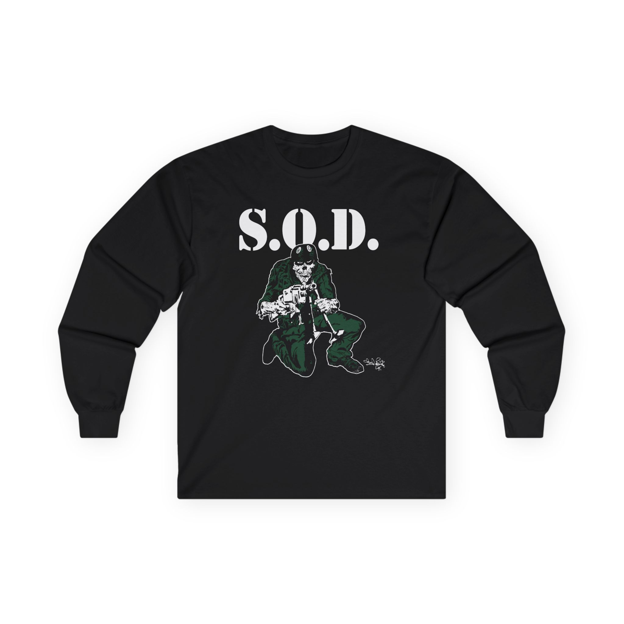 Stormtroopers of Death S.o.d. Schism Tour "85" Speak English or Die Unisex Ultra Cotton Long Sleeve Tee