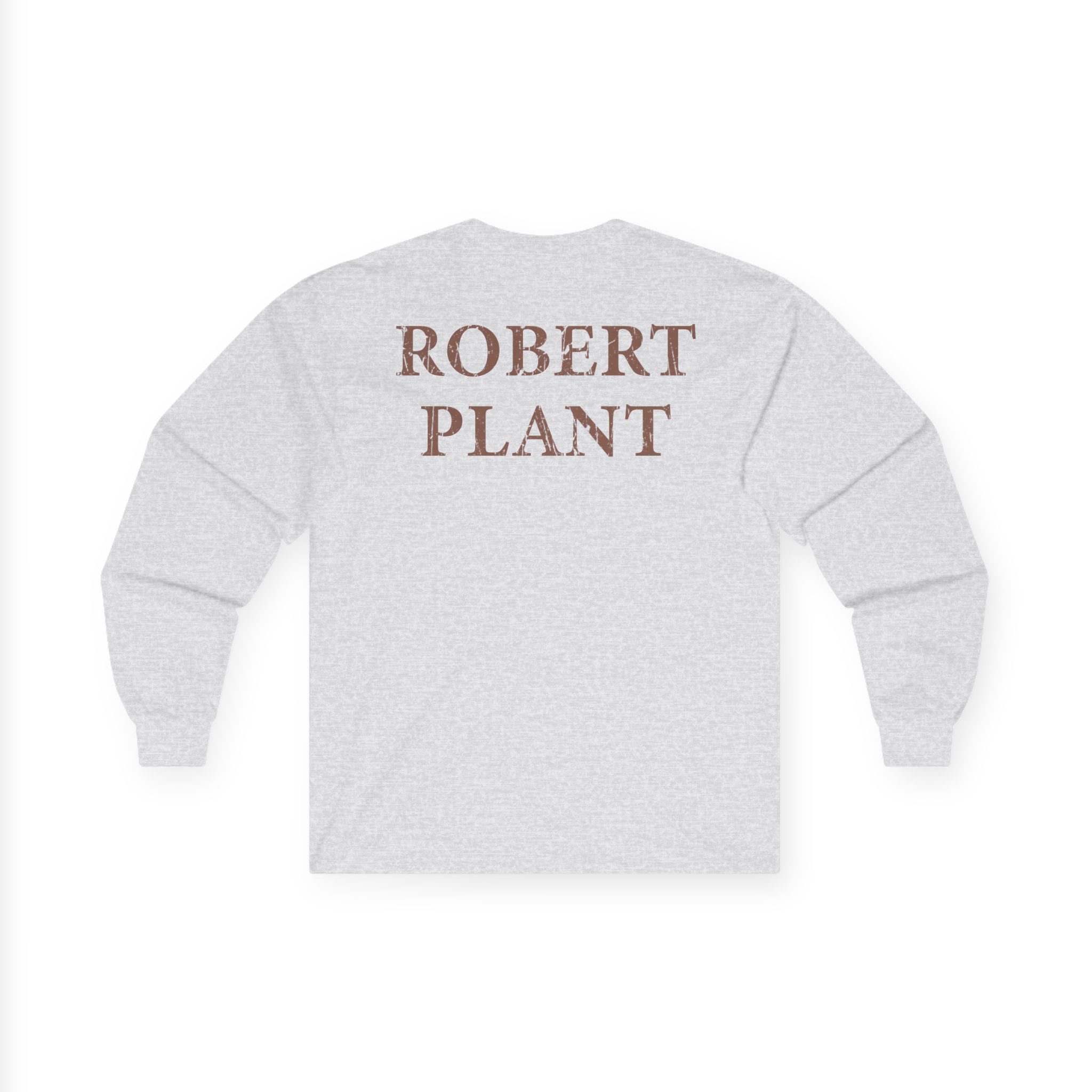 Robert Plant Distressed Feather Logo Unisex Ultra Cotton Long Sleeve Tee