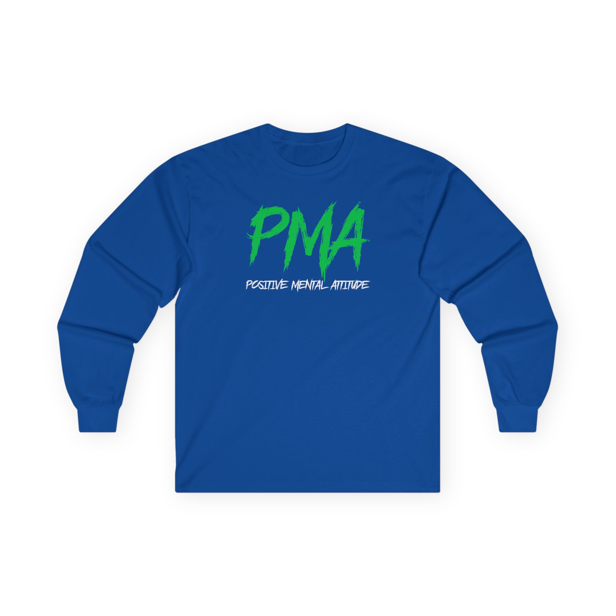 Pma Positive Mental Attitude Unisex Ultra Cotton Long Sleeve Tee
