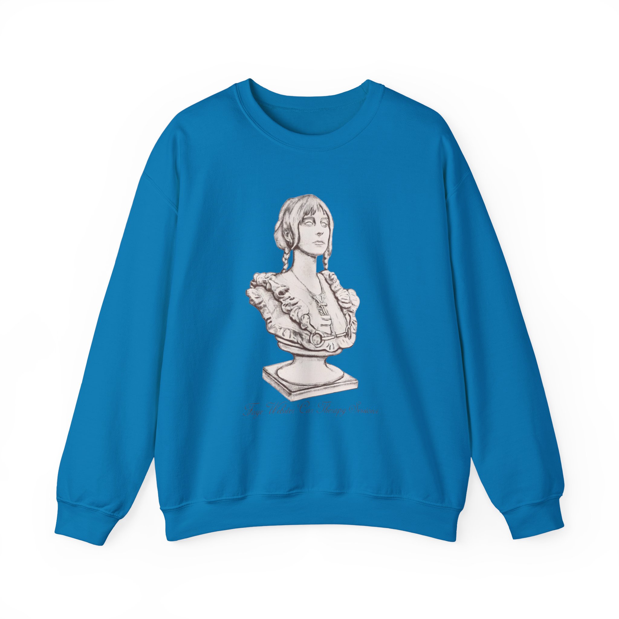 Faye Webster Car Therapy Sessions Bust Unisex Heavy Blendâ„¢ Crewneck Sweatshirt
