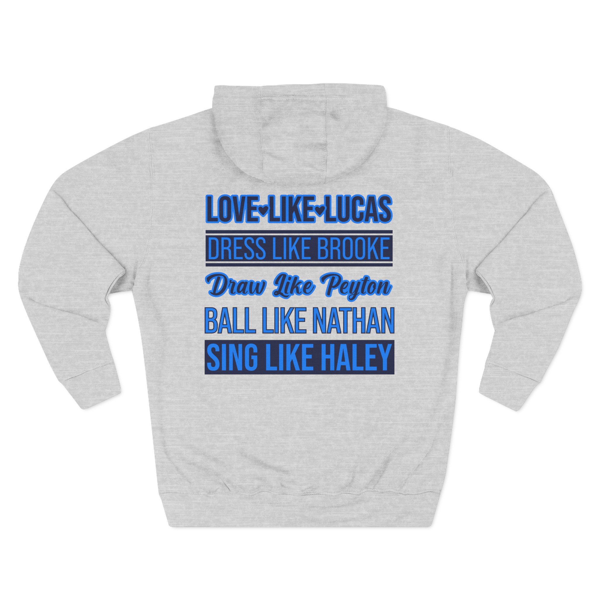One Tree Hill Love Like Lucas Three-Panel Fleece Hoodie