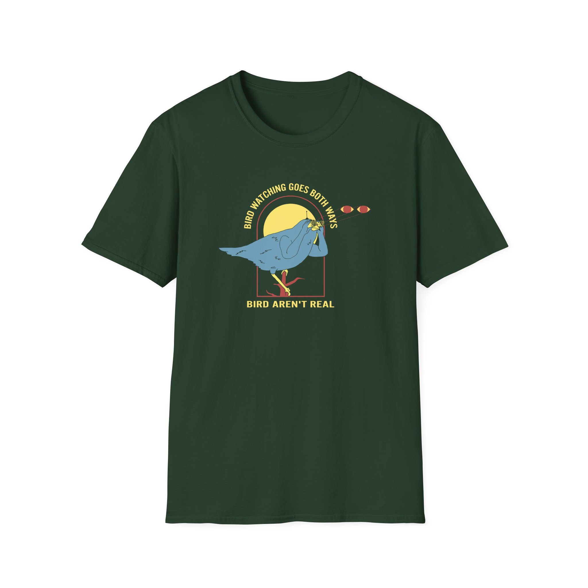 Birds Arent Real Unisex Softstyle T-Shirt