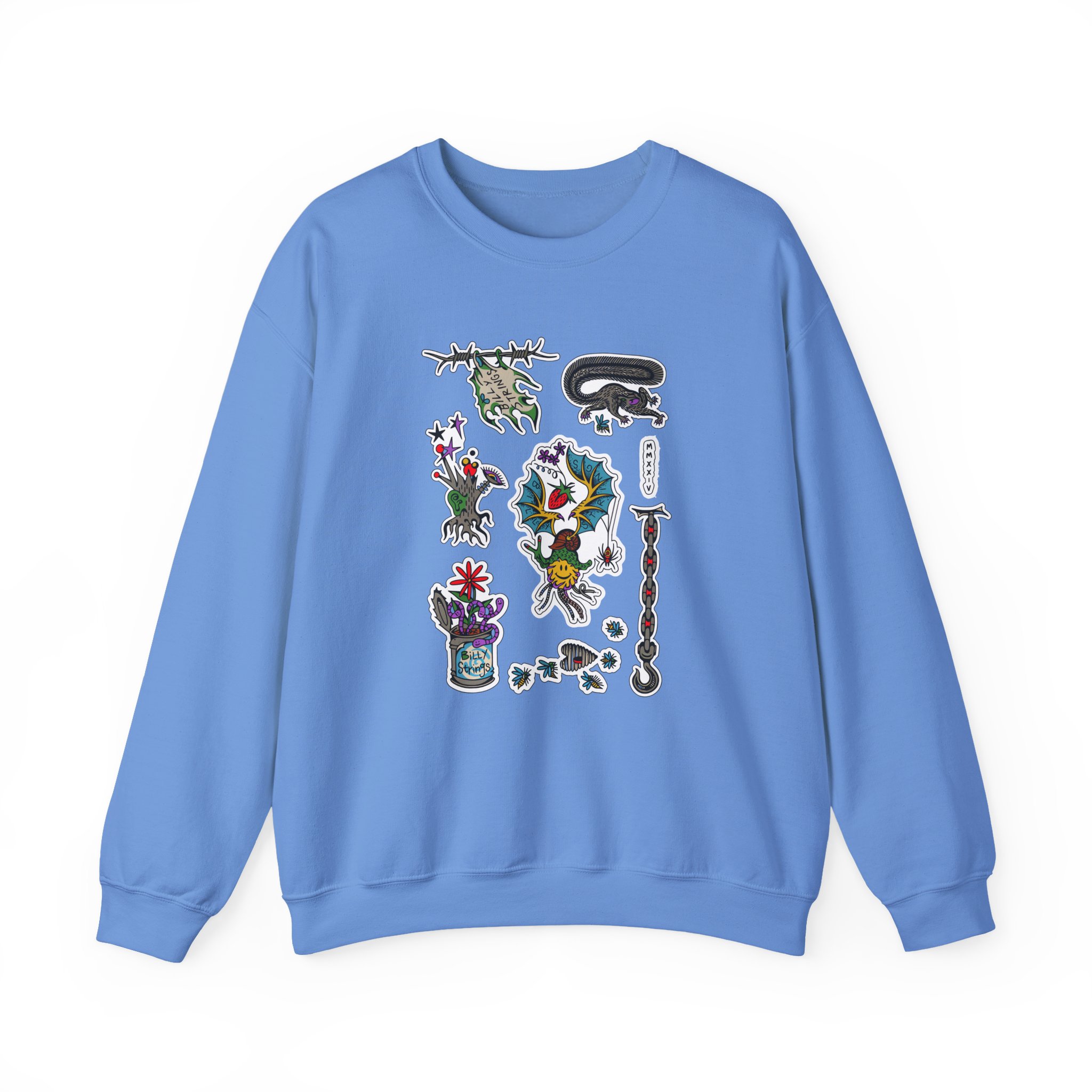 Billy Strings Flash Sheet Unisex Heavy Blendâ„¢ Crewneck Sweatshirt