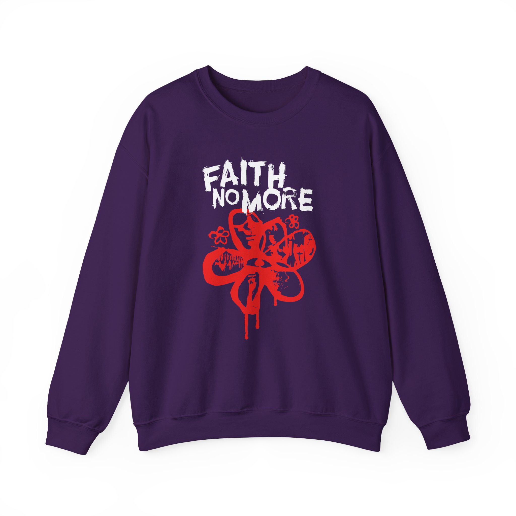Faith No More Flower Unisex Heavy Blendâ„¢ Crewneck Sweatshirt