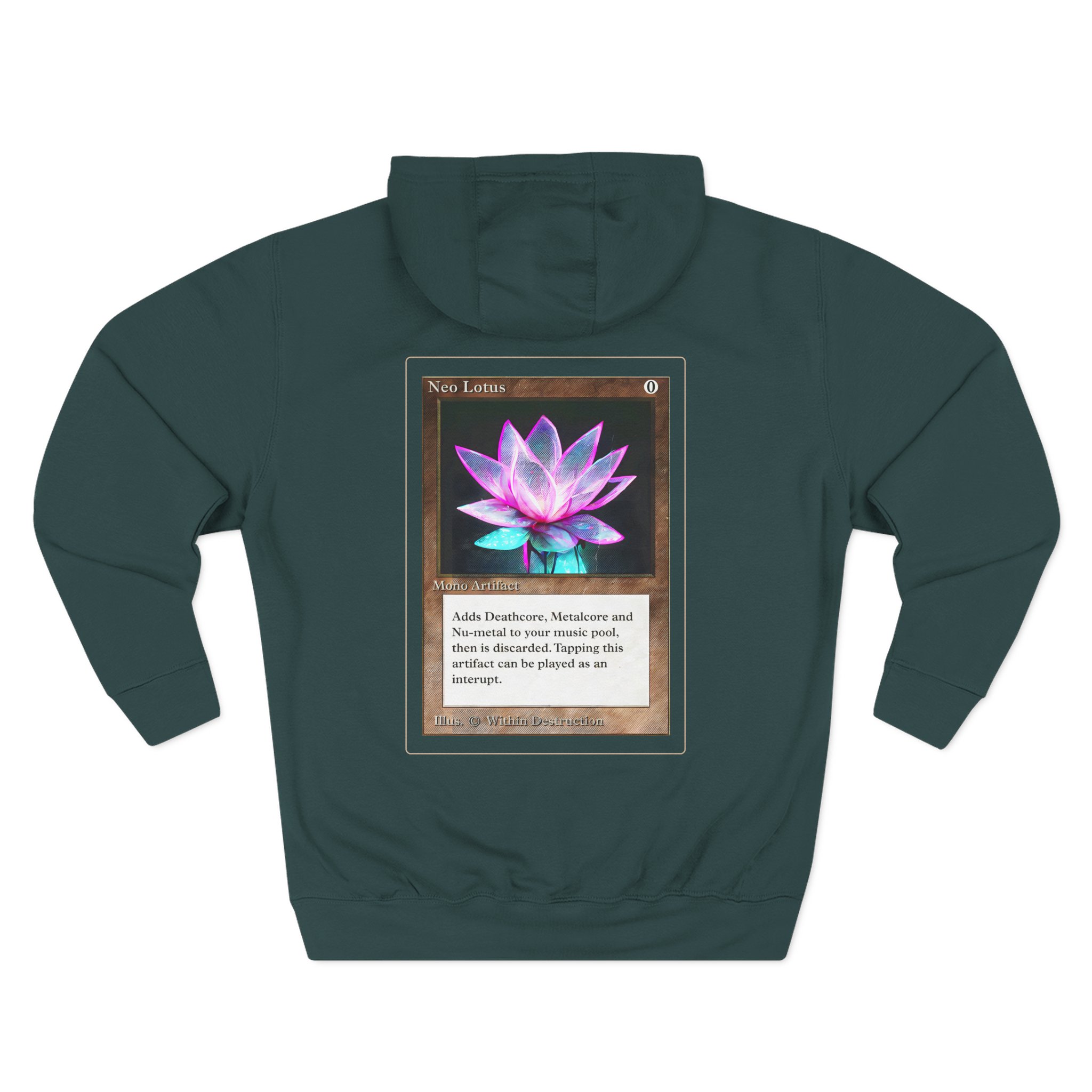 Within Destruction Neo Lotus x MTG Three-Panel Fleece Hoodie