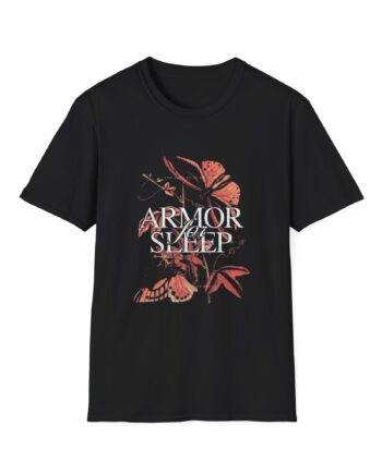 Armor for Sleep Orange Butterflies Unisex Softstyle T-shirt