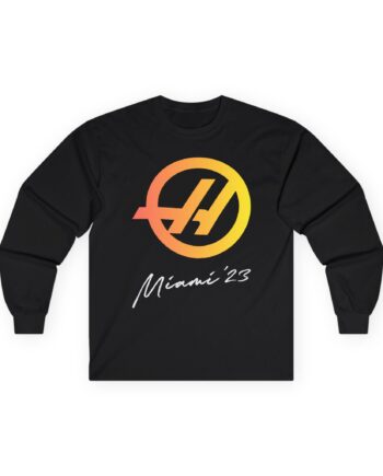 Haas F1 Miami Gp Unisex Ultra Cotton Long Sleeve Tee