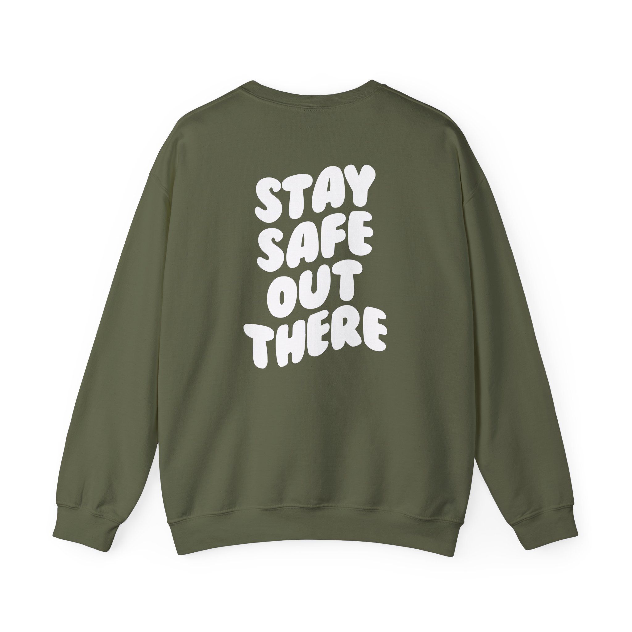 Kendall Rae Stay Safe Out There Unisex Heavy Blendâ„¢ Crewneck Sweatshirt