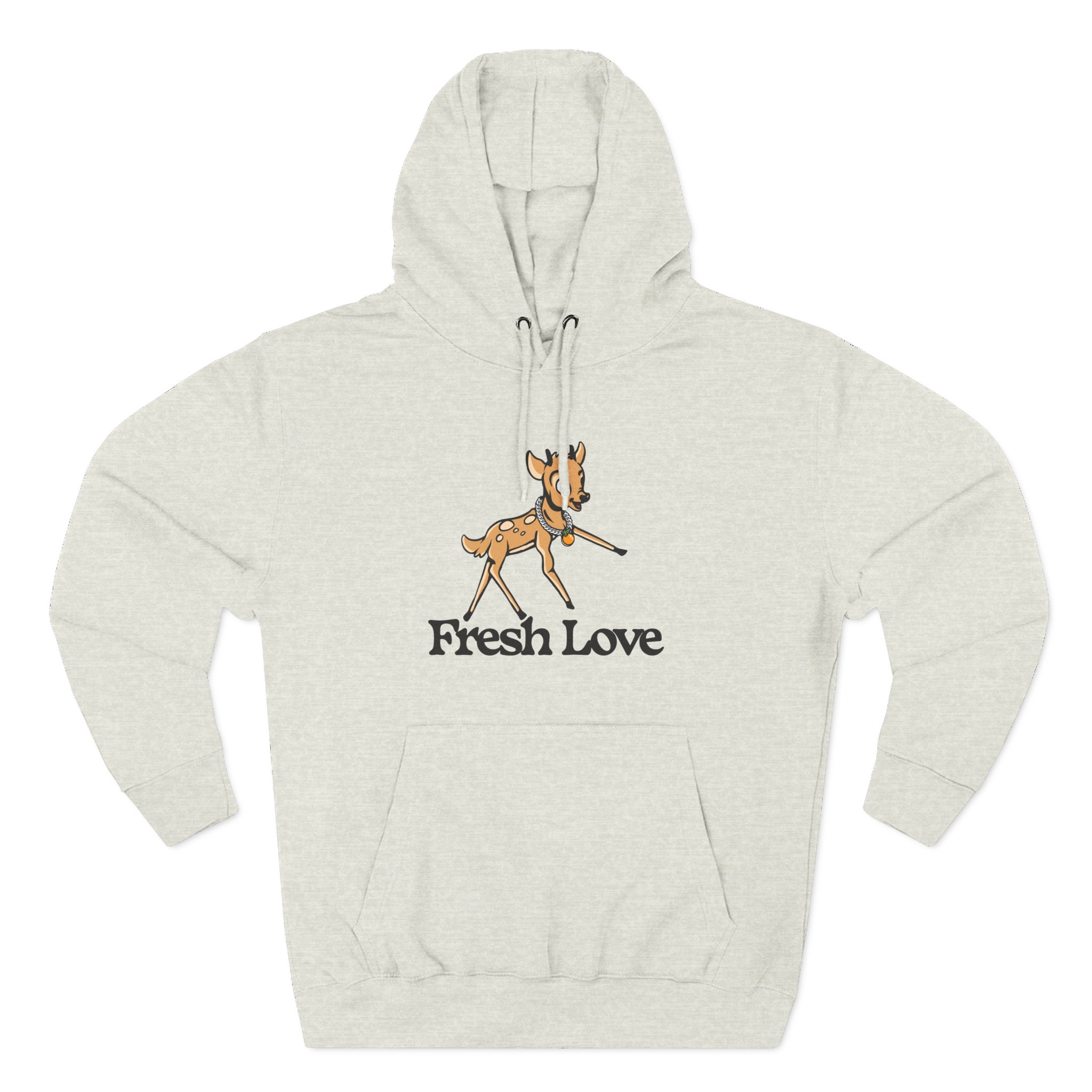 Fresh Love Bambi Three-Panel Fleece Hoodie