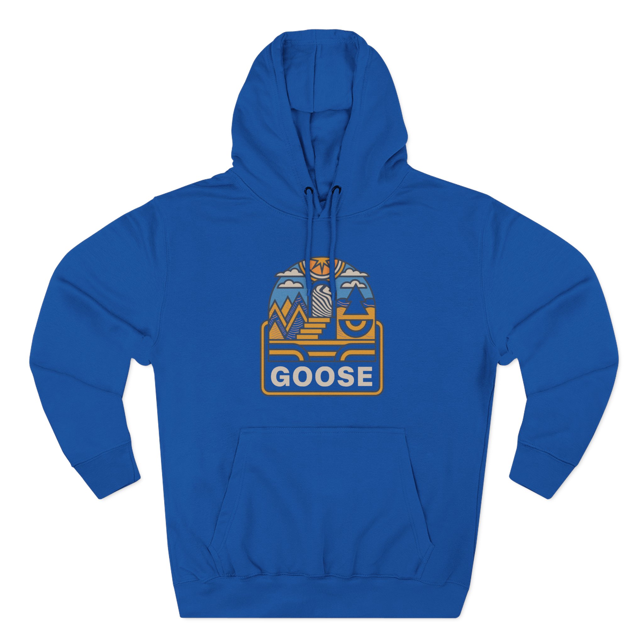 Goose Trippy Staircase Three-Panel Fleece Hoodie