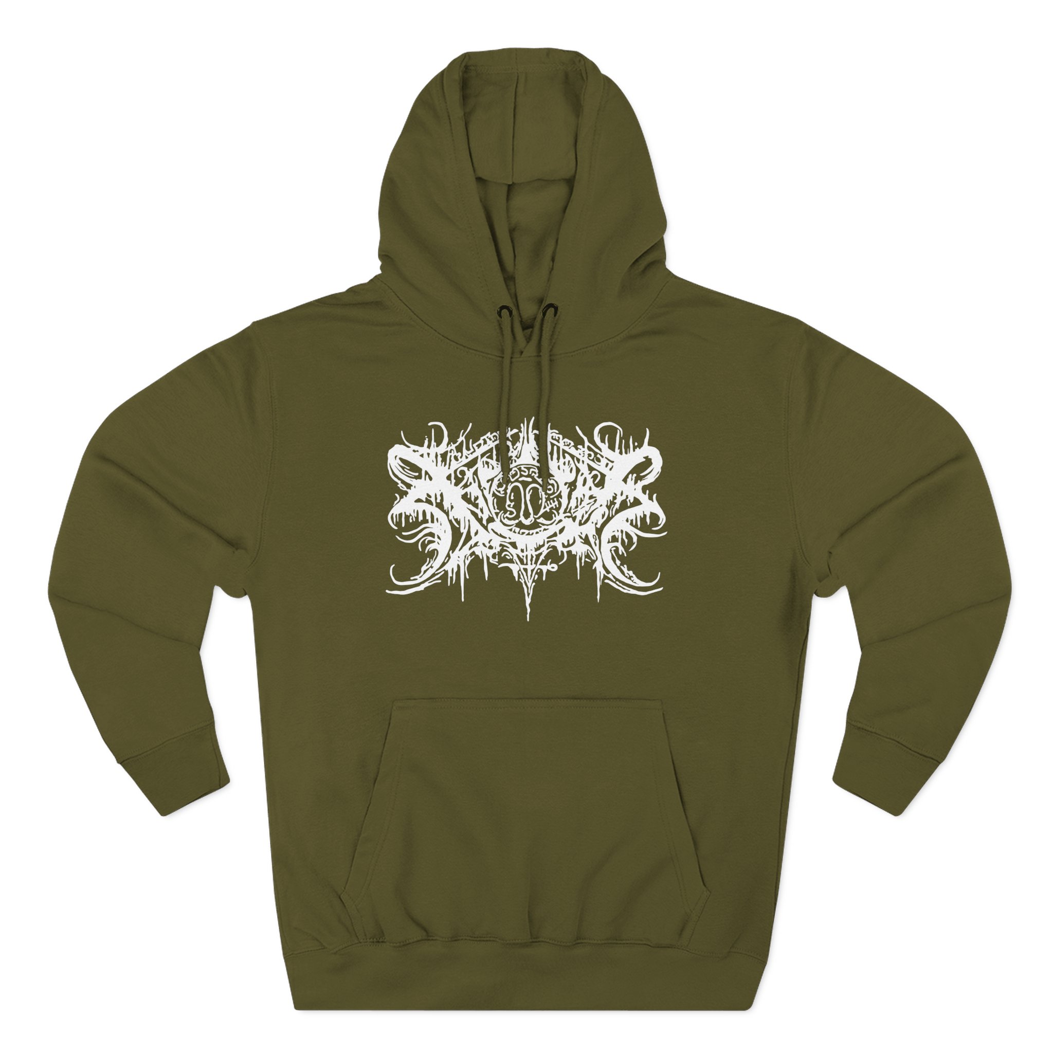 Xasthur Logo Three-Panel Fleece Hoodie