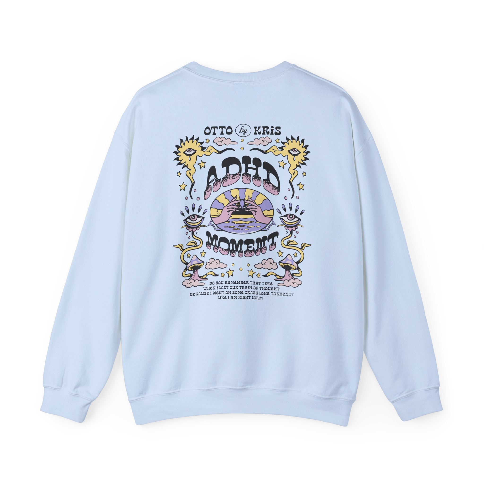 Kallmekris Adhd Moment Unisex Heavy Blendâ„¢ Crewneck Sweatshirt