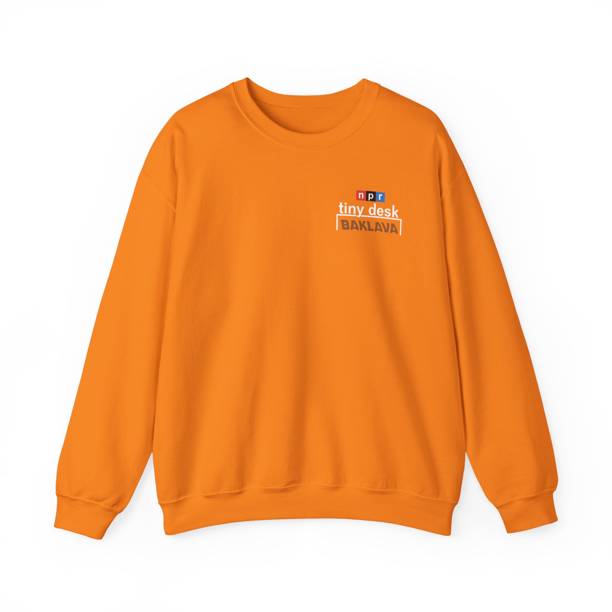 Action Bronson Baklava X Npr Tiny Desk Unisex Heavy Blendâ„¢ Crewneck Sweatshirt