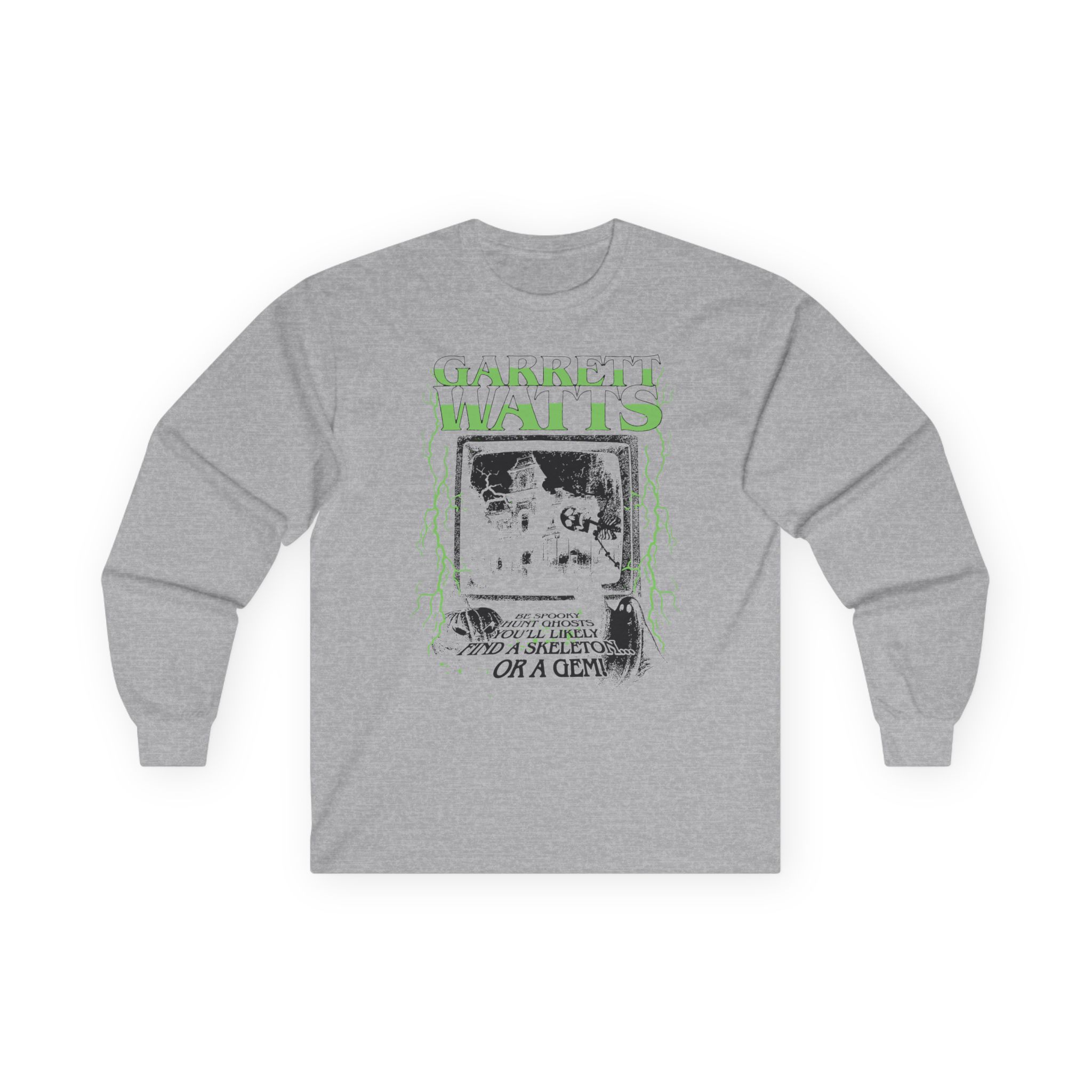 Garrett Watts the Haunted Glow Unisex Ultra Cotton Long Sleeve Tee