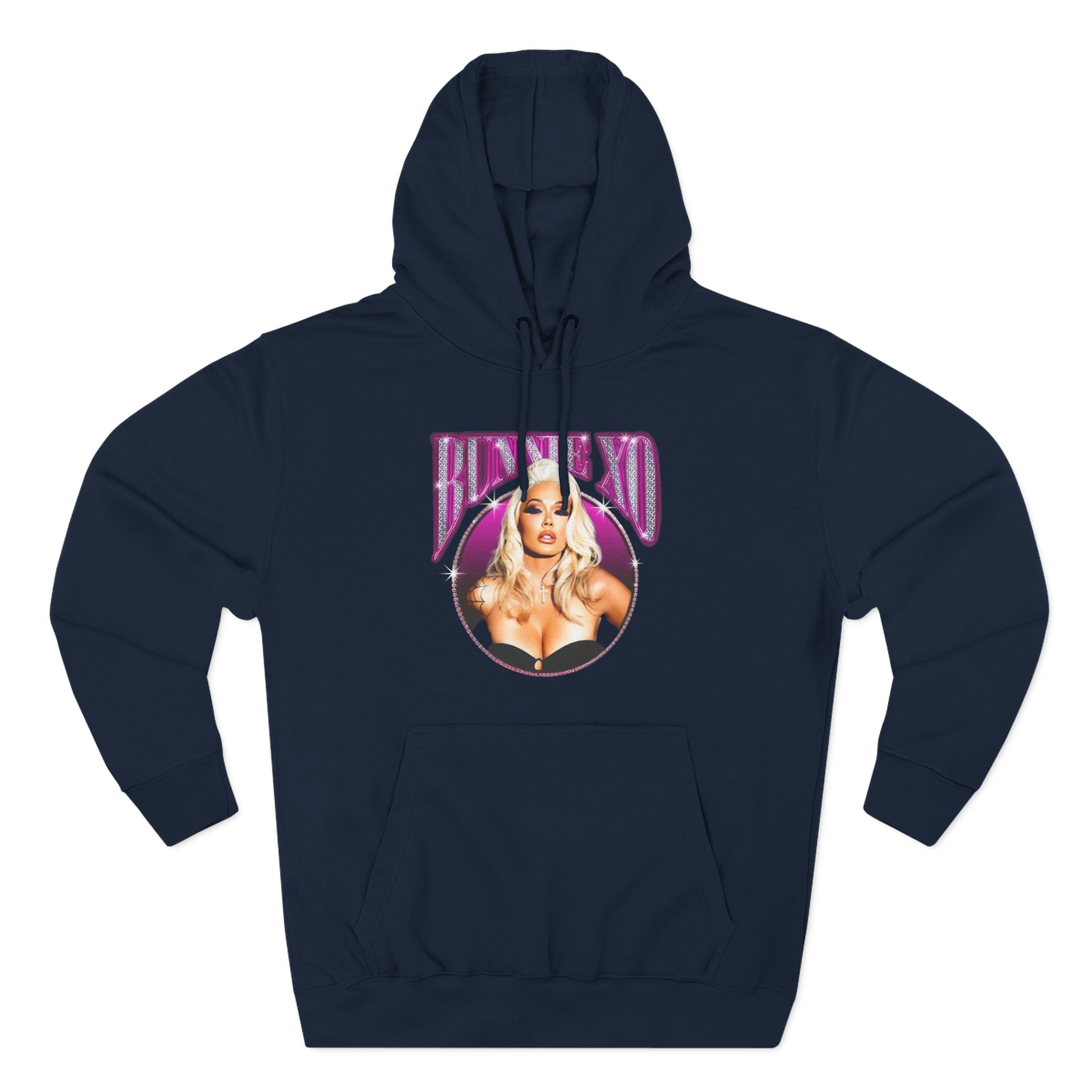 Bunnie Xo Bombshell Three-Panel Fleece Hoodie