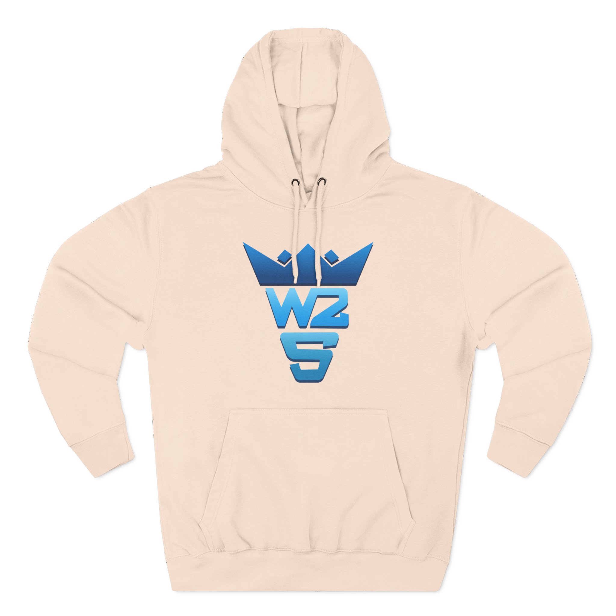 Zerkaa W2s Logo Three-Panel Fleece Hoodie