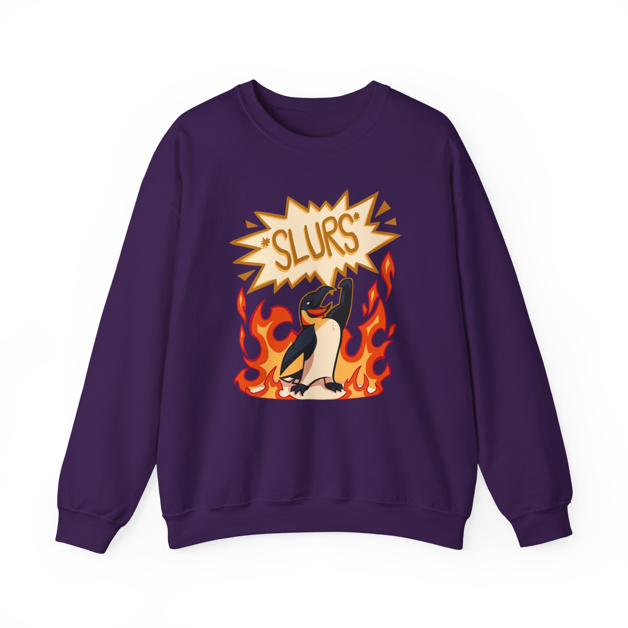 Vivziepop Slurs Unisex Heavy Blendâ„¢ Crewneck Sweatshirt