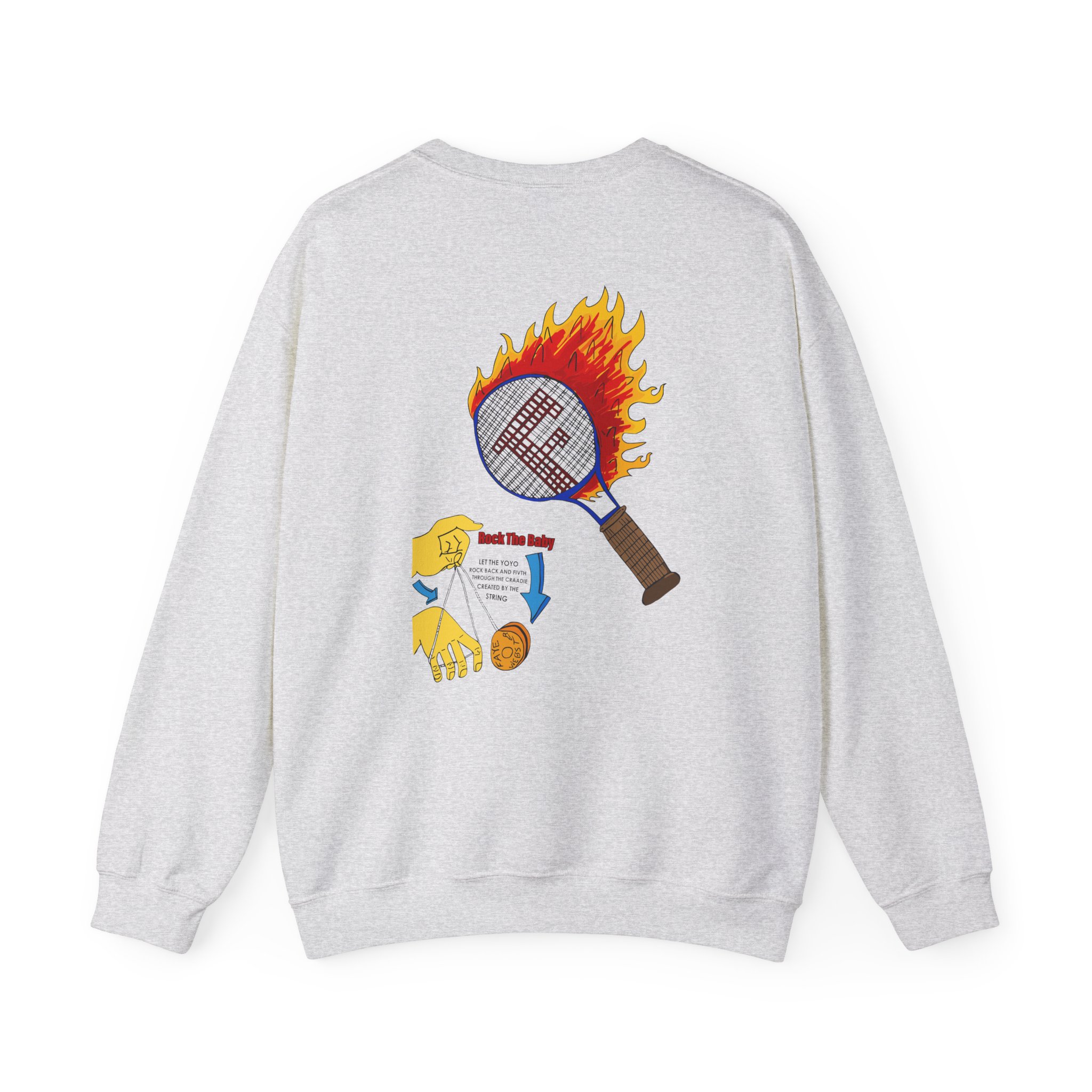 Faye Webster Felt Tip Unisex Heavy Blendâ„¢ Crewneck Sweatshirt