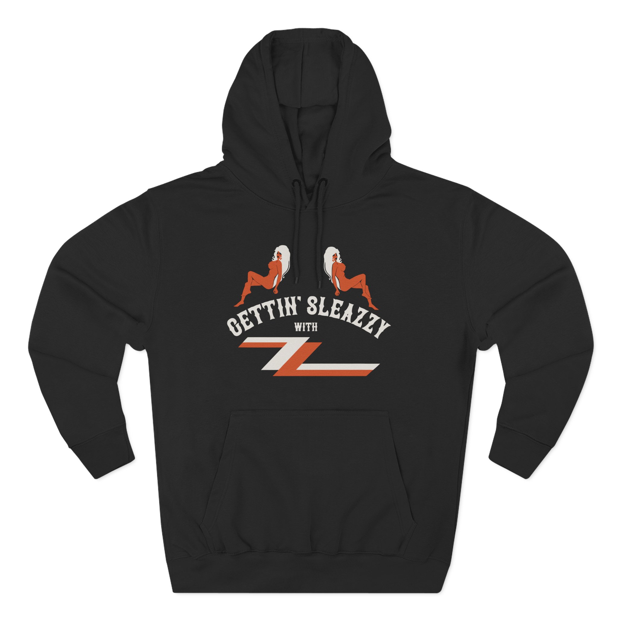 Zz Top Valentine's Day Three-Panel Fleece Hoodie