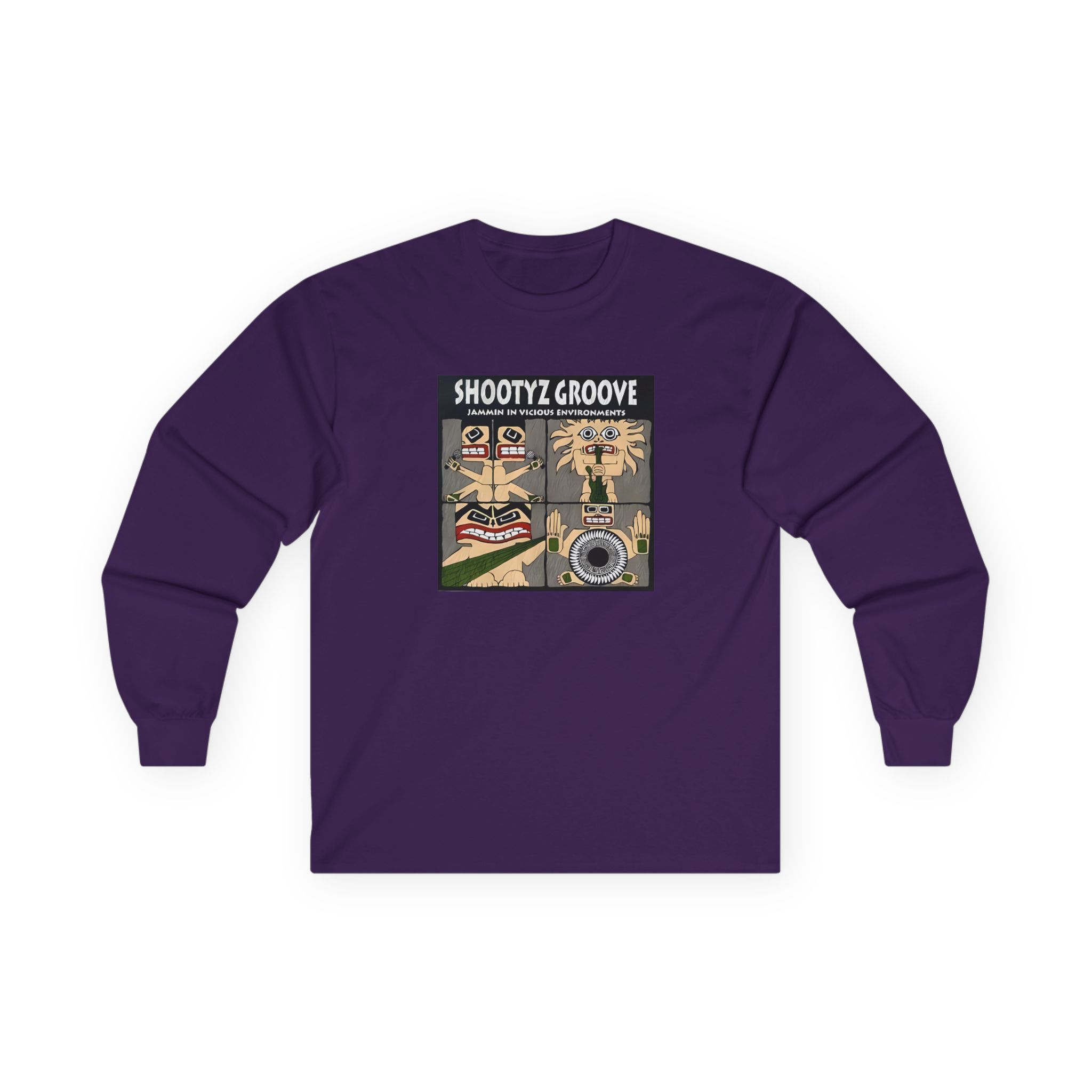Shootyz Groove Jammin in Vicious Environments Album Cover Unisex Ultra Cotton Long Sleeve Tee