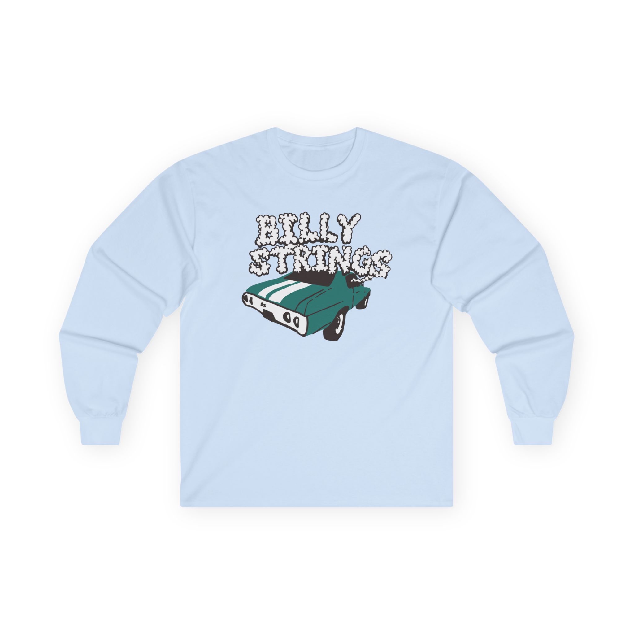 Billy Strings Imogene + Willie X Billy Strings Highway Prayers Green Car Unisex Ultra Cotton Long Sleeve Tee