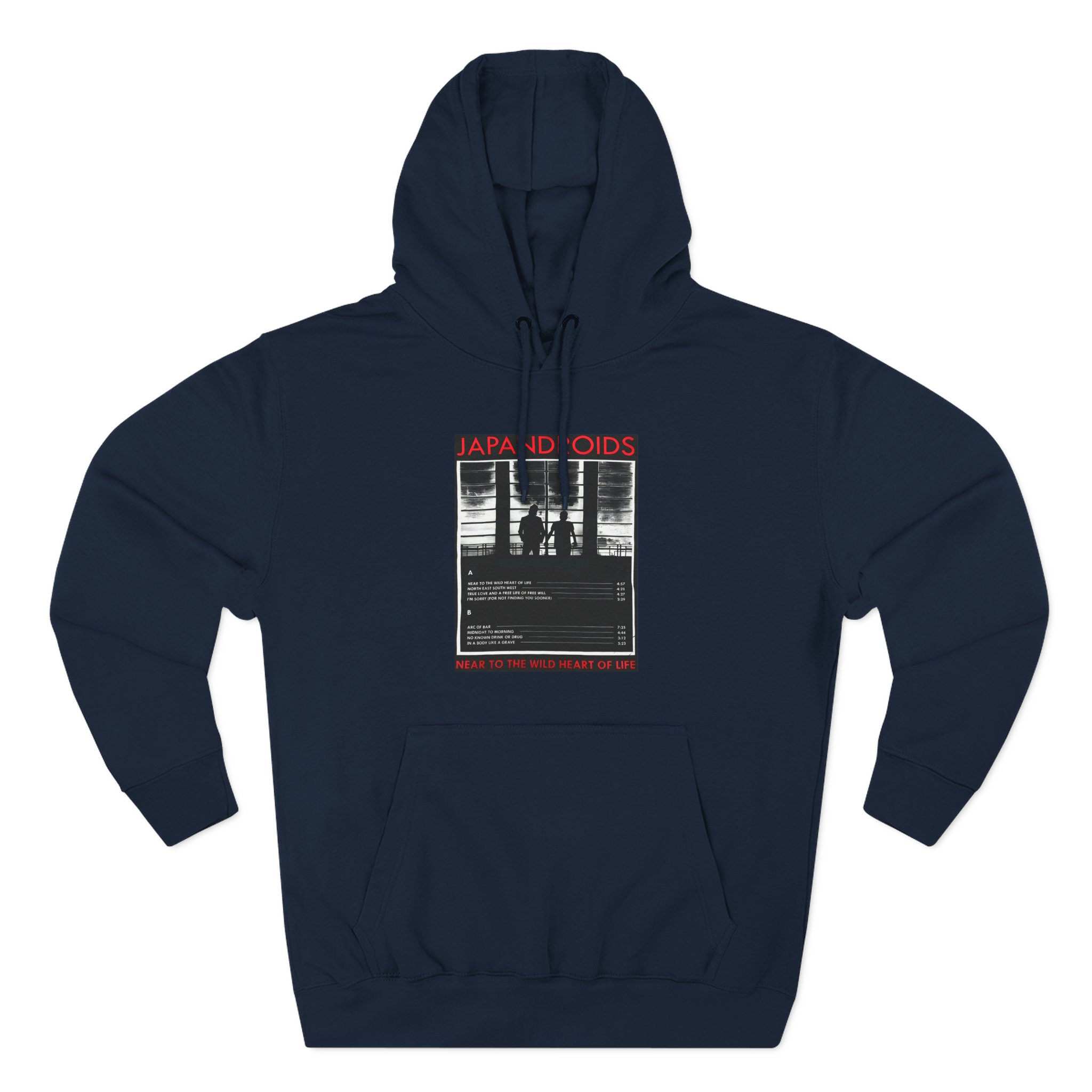 Japandroids Near to the Wild Heart of Life Three-Panel Fleece Hoodie