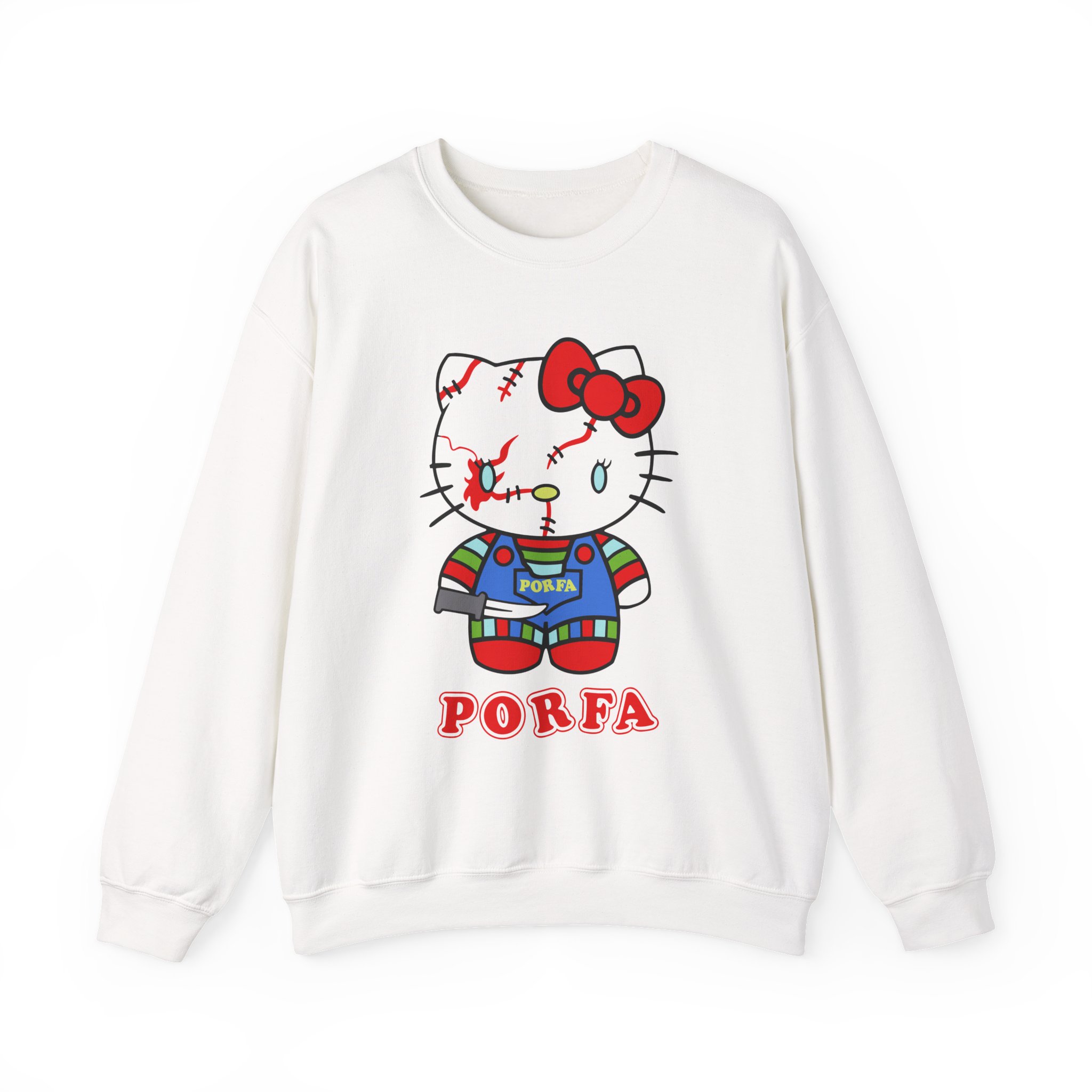 Porfa Hello Kitty Halloween Unisex Heavy Blendâ„¢ Crewneck Sweatshirt