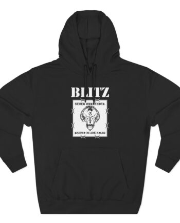Blitz Never Surrender Three-Panel Fleece Hoodie