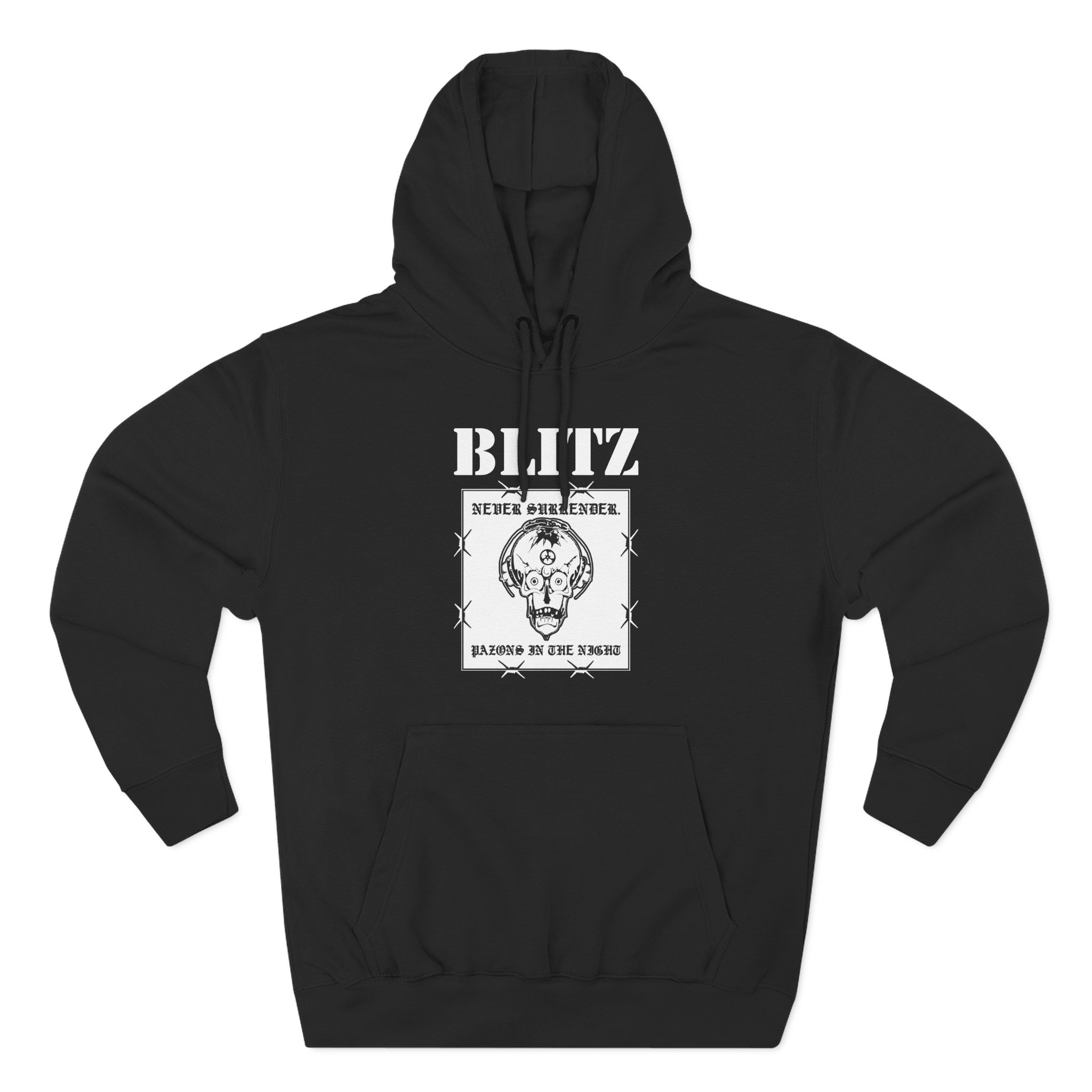 Blitz Never Surrender Three-Panel Fleece Hoodie