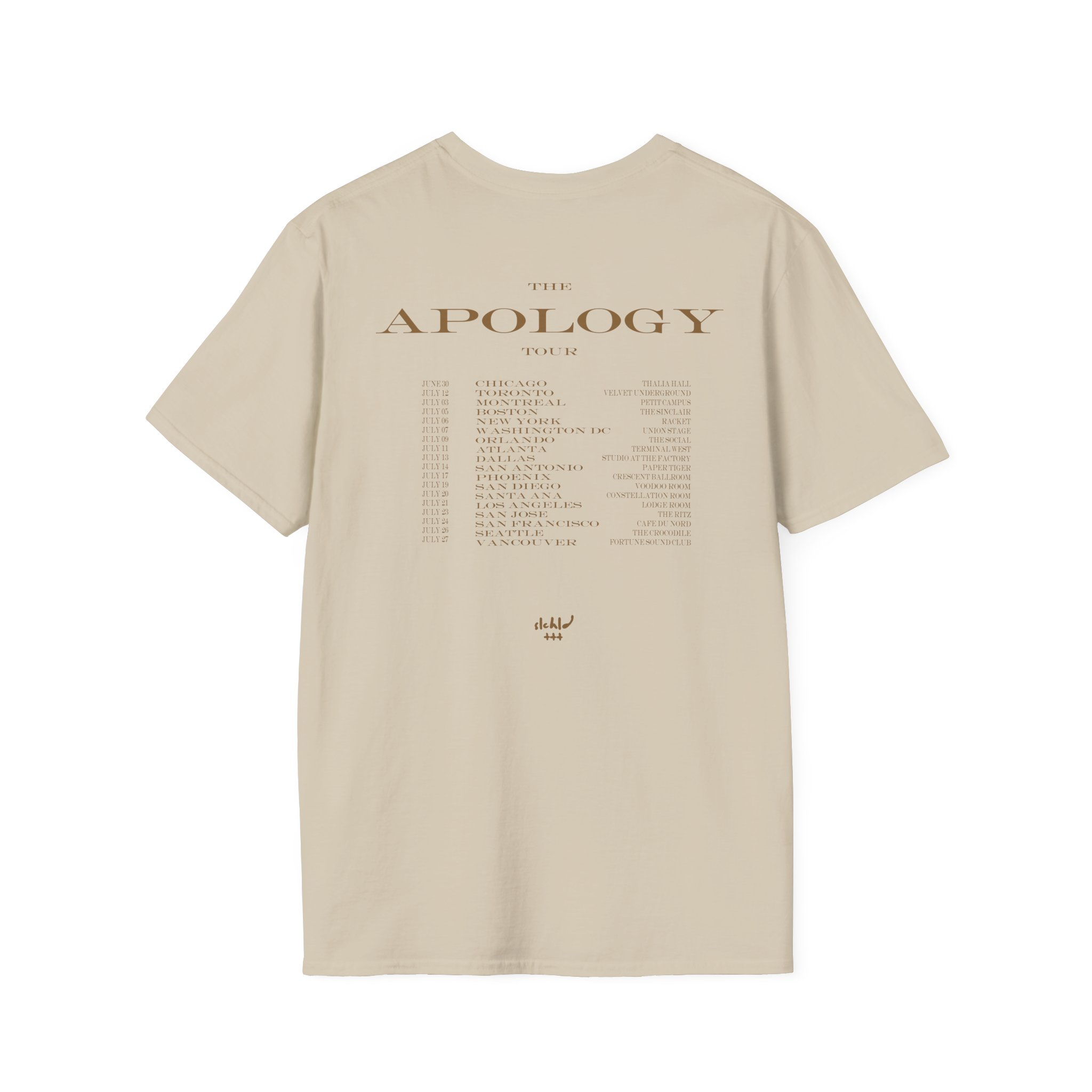 Wave to Earth Slchld 'apology' Na Tour Unisex Softstyle T-Shirt