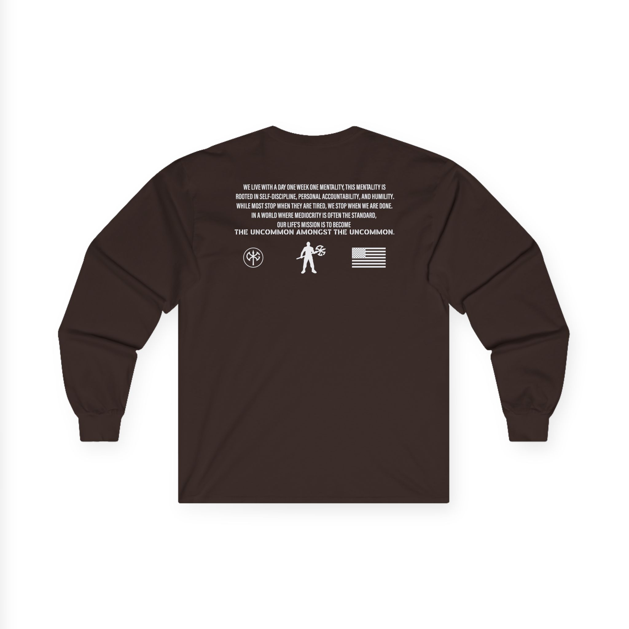 David Goggins Ethos Slogan Unisex Ultra Cotton Long Sleeve Tee