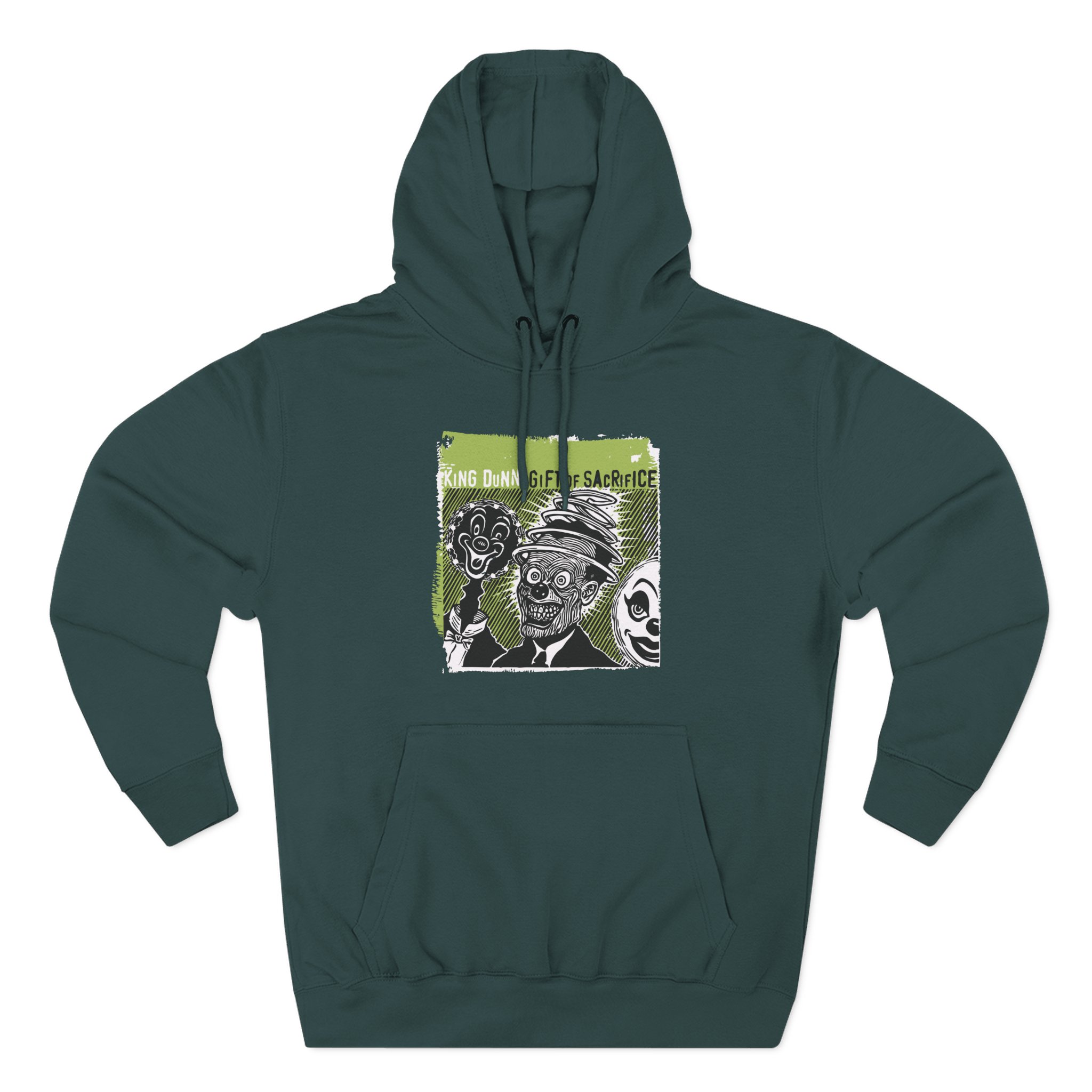 Melvins King Dunn Gift of Sacrifice Three-Panel Fleece Hoodie