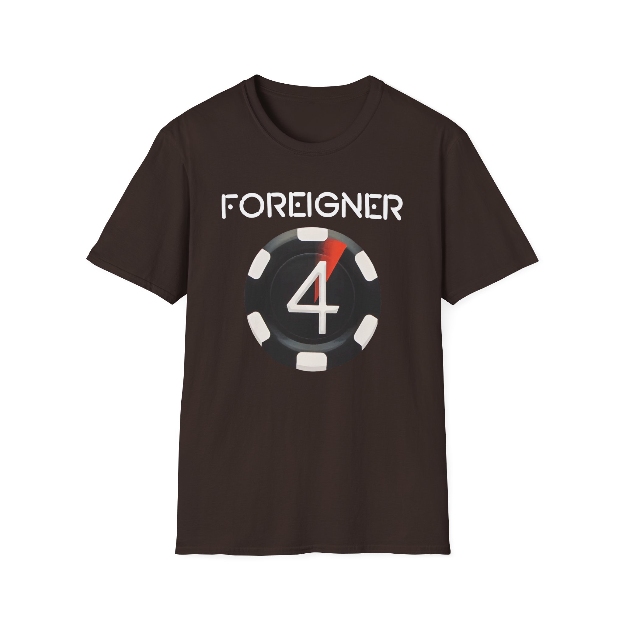 Foreigner 4 Poker Chip Unisex Softstyle T-Shirt