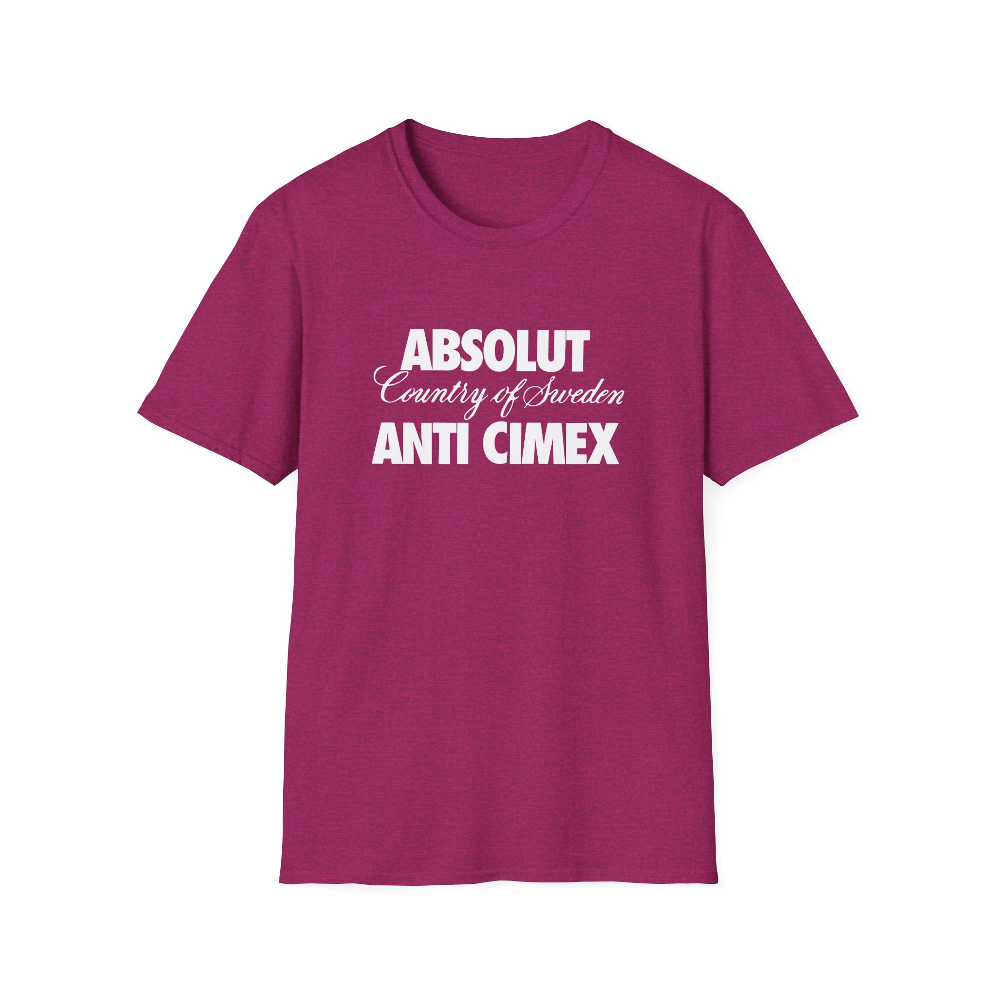 Anti Cimex Absolut Country of Sweden Unisex Softstyle T-shirt