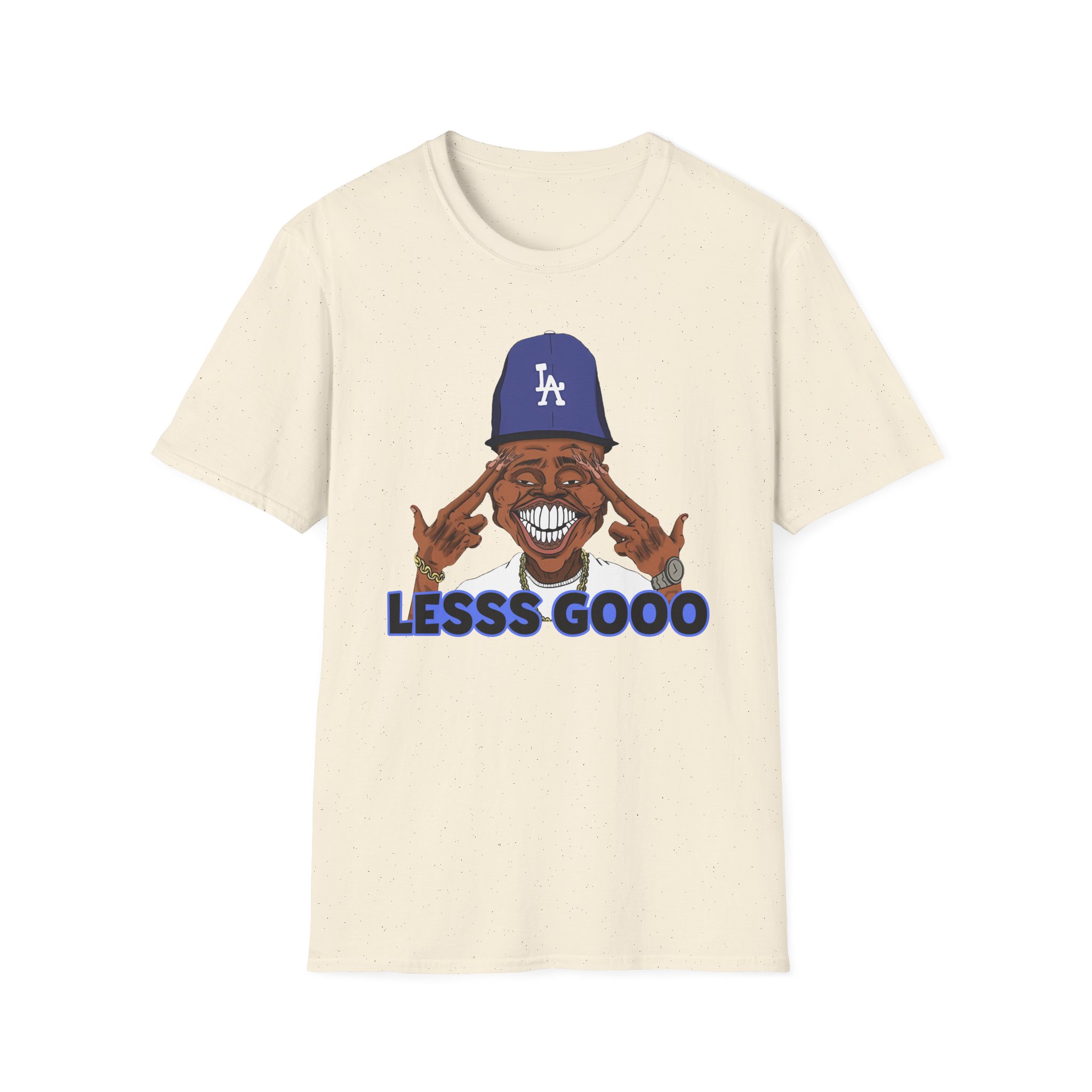 Papa Meat Lesss Gooo Unisex Softstyle T-Shirt