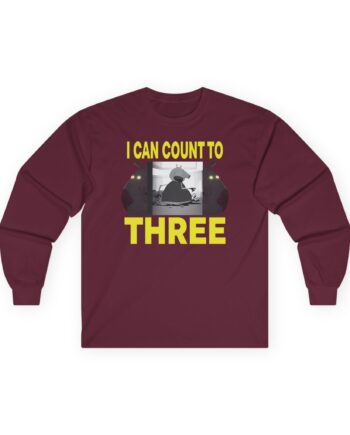 Papa Meat I Can Count to Three Unisex Ultra Cotton Long Sleeve Tee