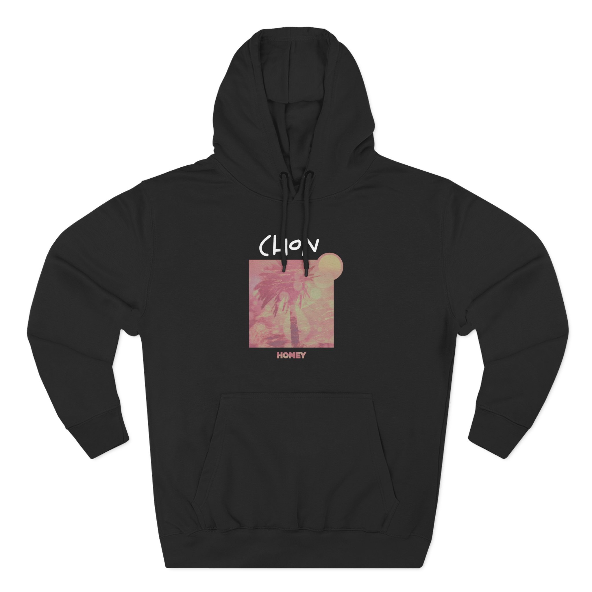 Chon homey Three-Panel Fleece Hoodie