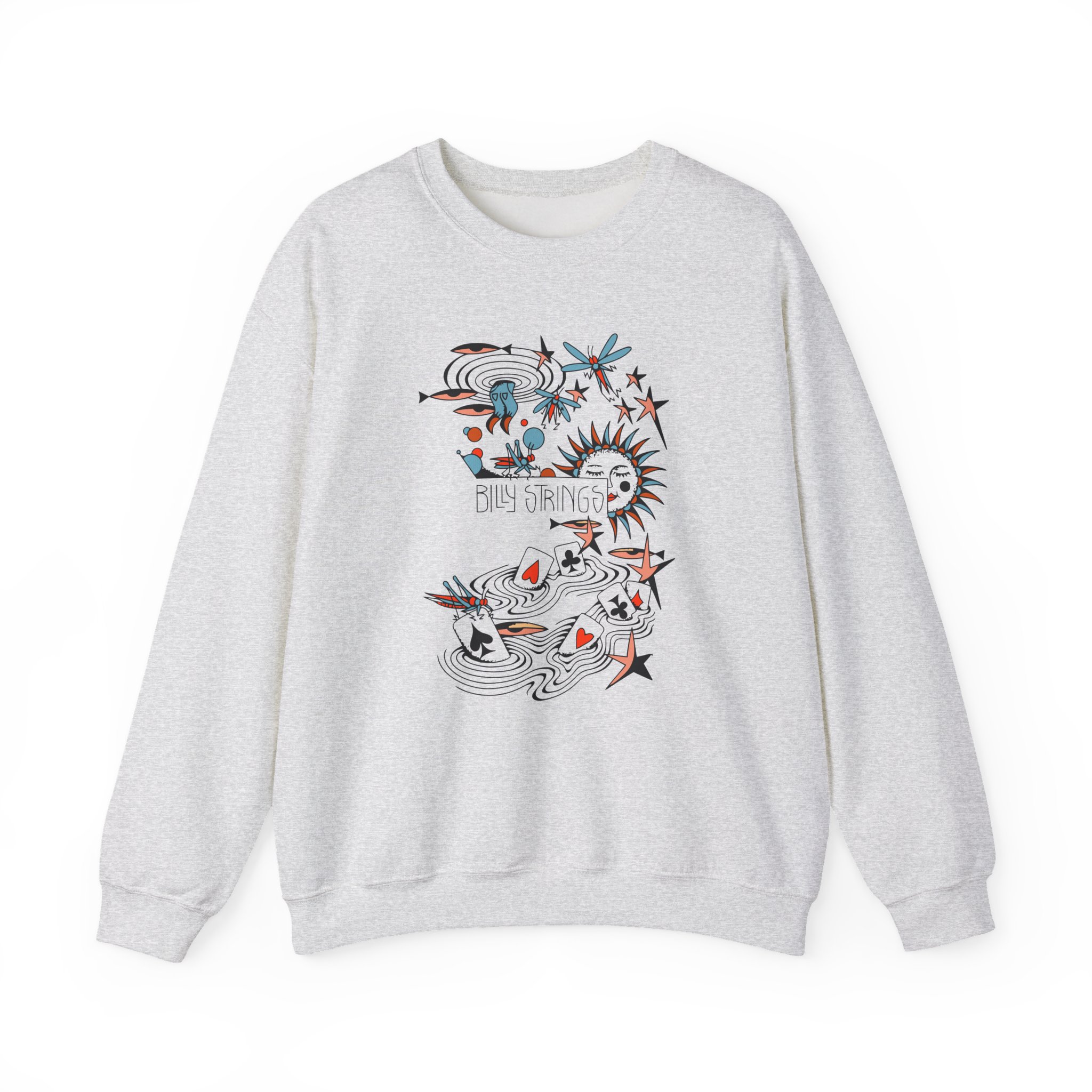 Billy Strings River of Cards Unisex Heavy Blendâ„¢ Crewneck Sweatshirt