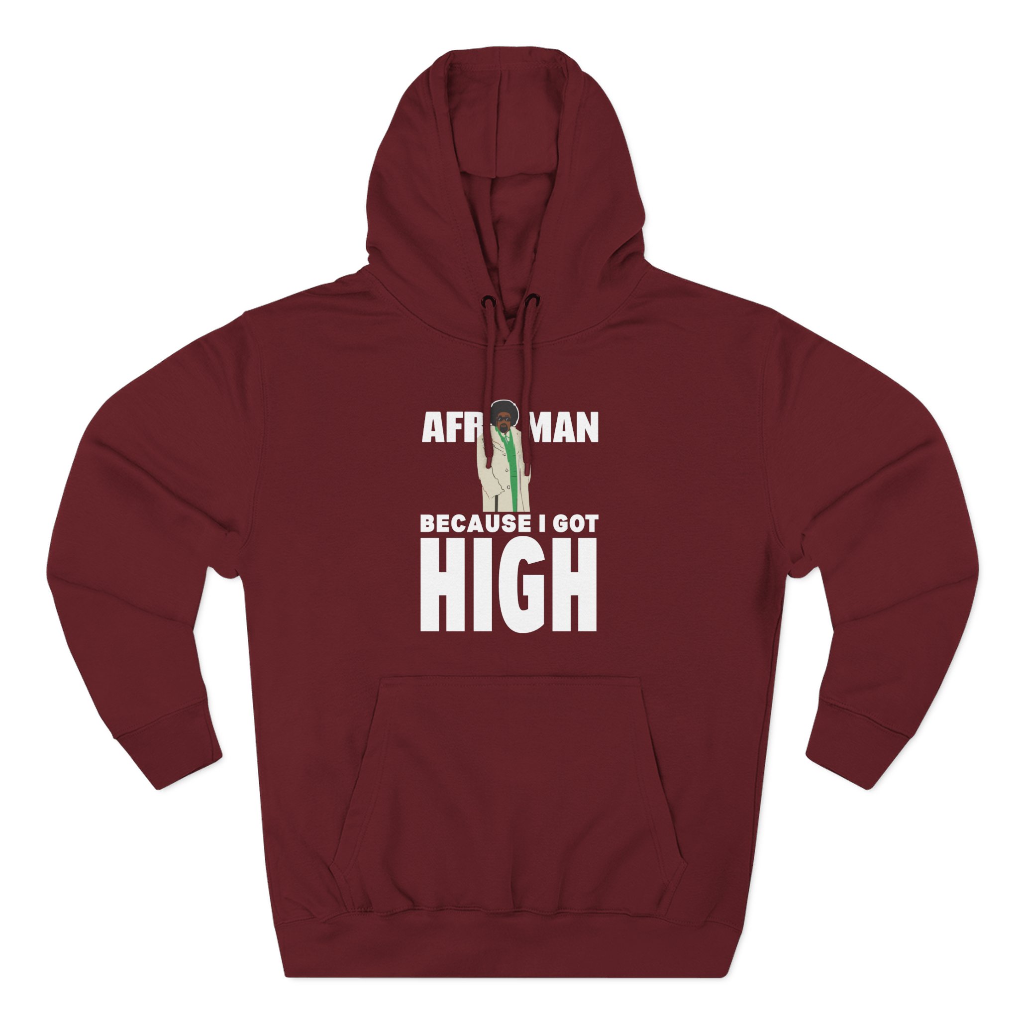 Afroman Because I Got High Three-Panel Fleece Hoodie