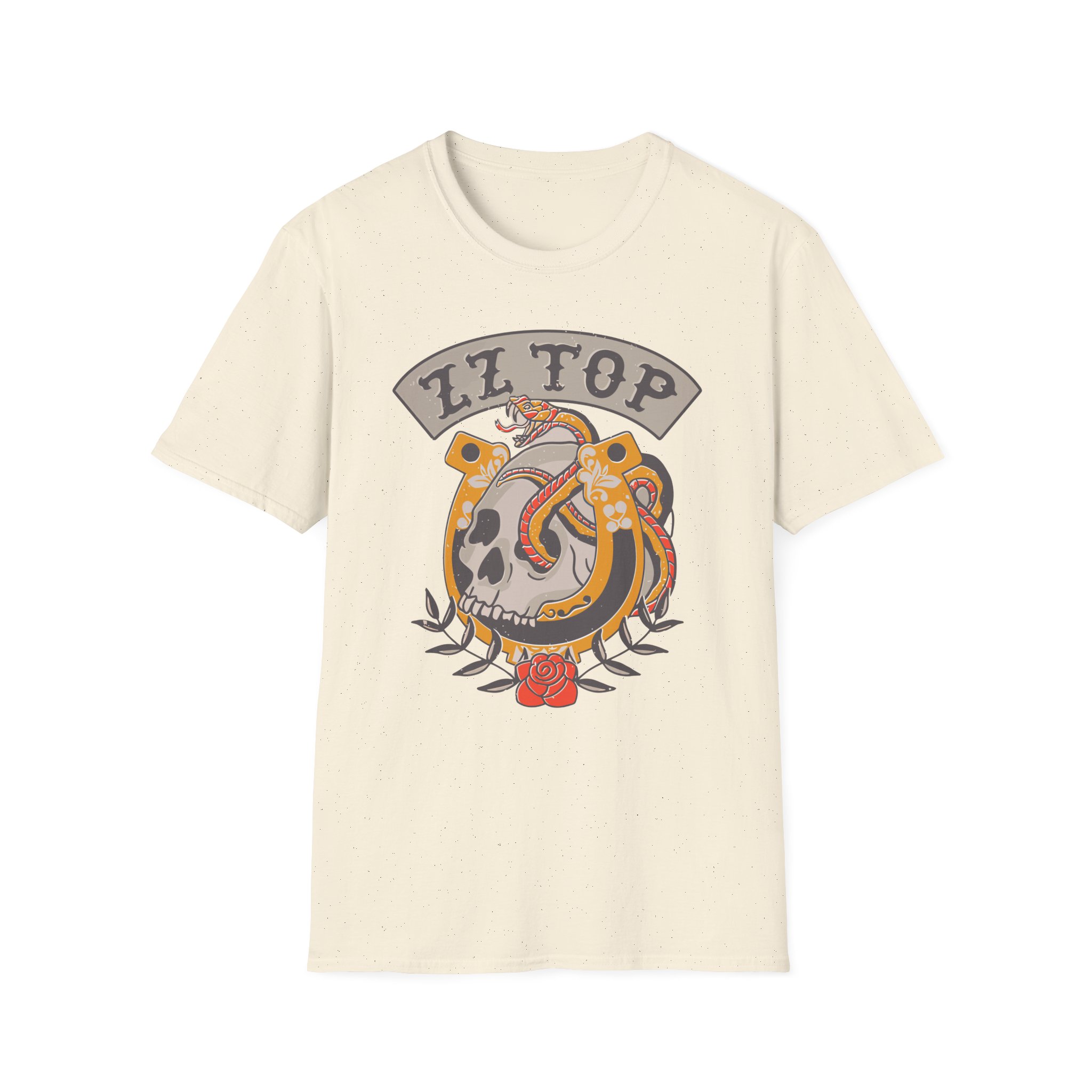 ZZ Top Skull Unisex Softstyle T-Shirt